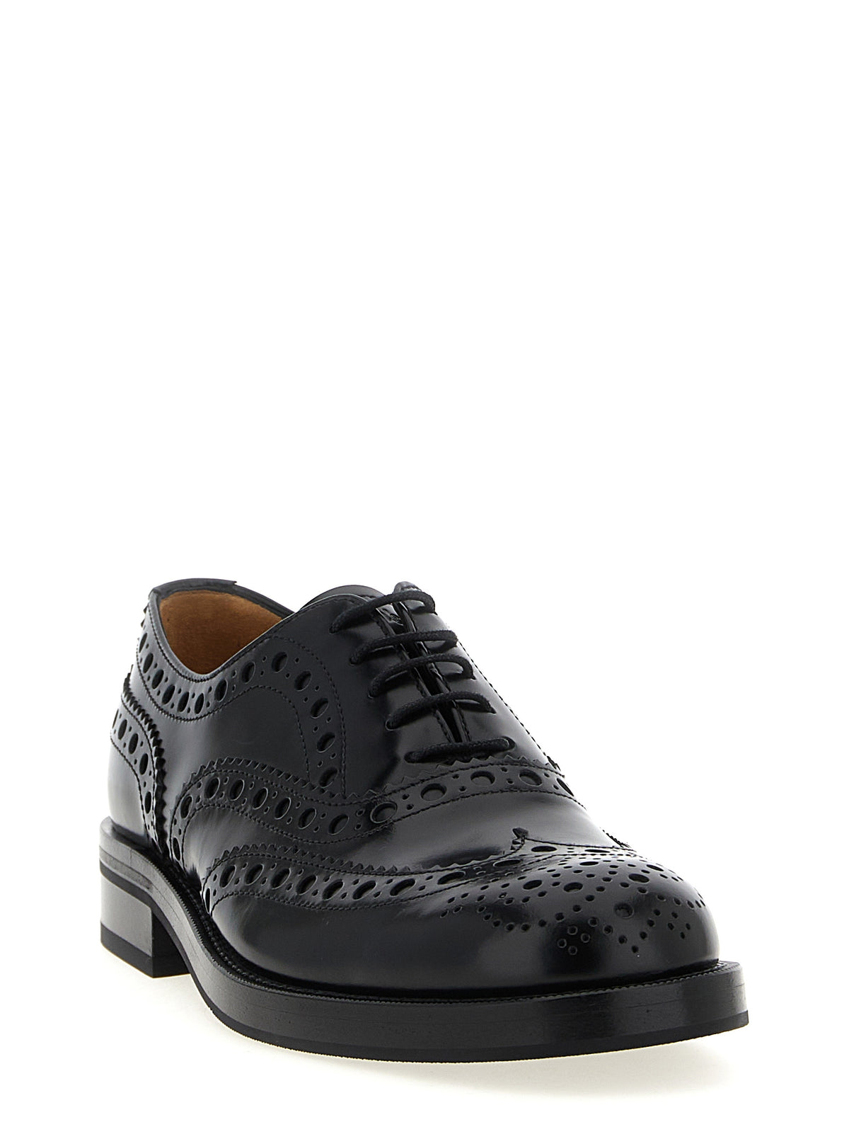 Church's Black Calfskin Oxfords And Women's Derbies