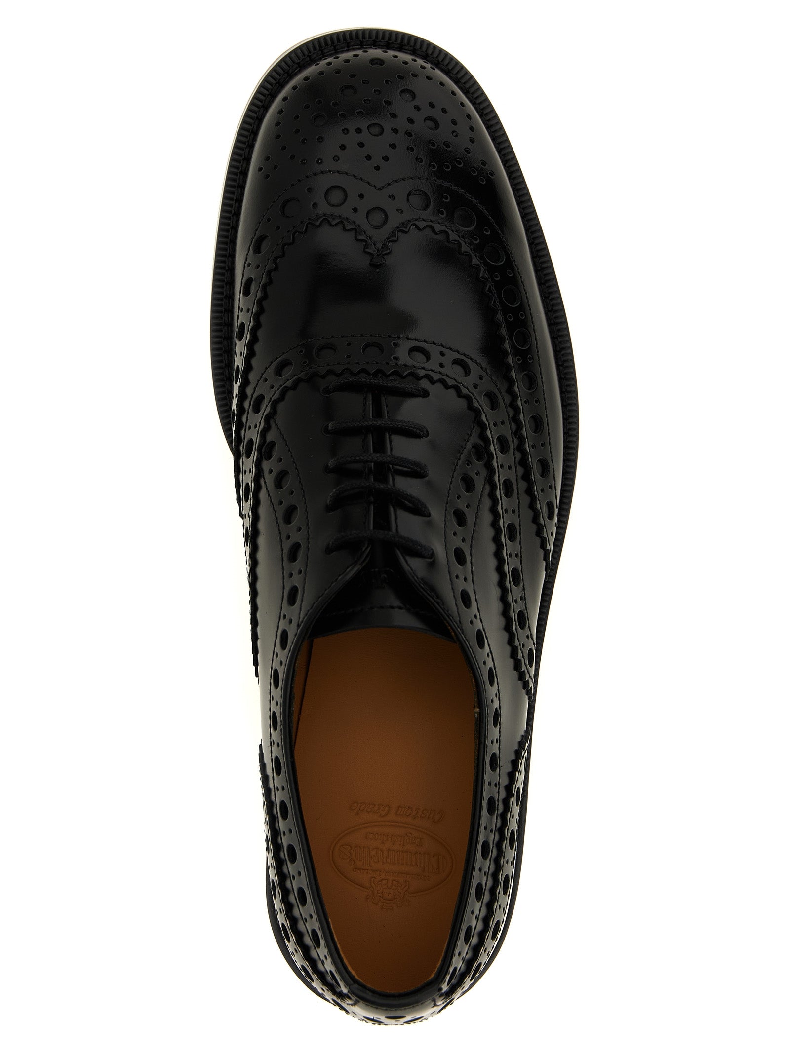 Church's Black Calfskin Oxfords And Women's Derbies