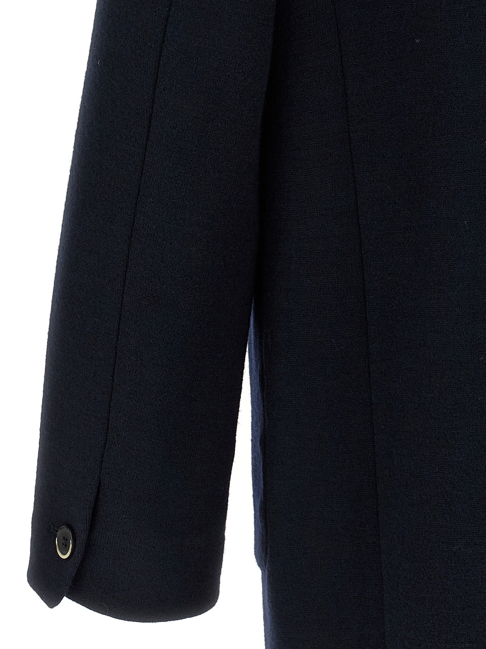 BARENA Black Virgin Wool Men's Coat