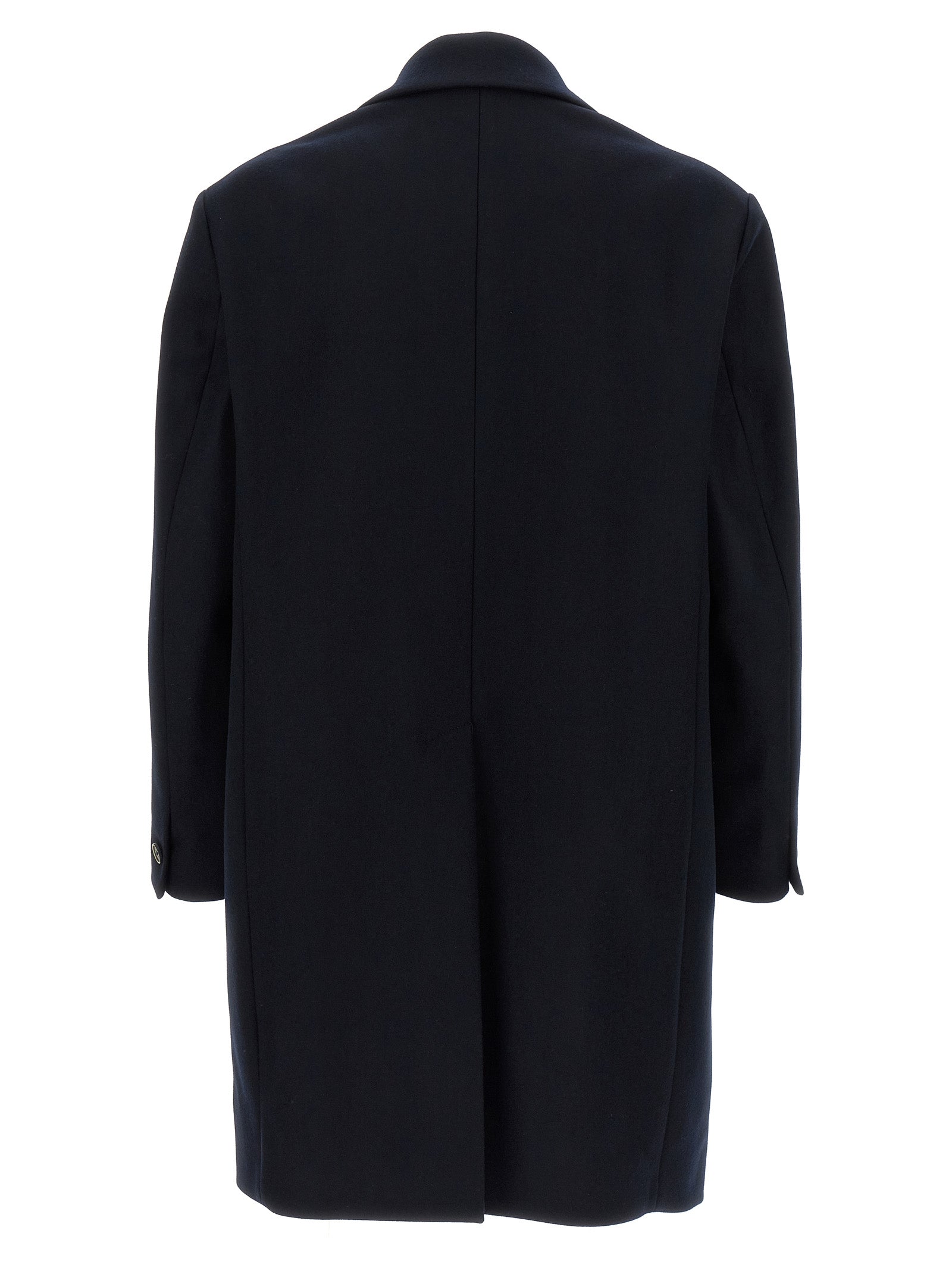 BARENA Blue Wool Men's Coat