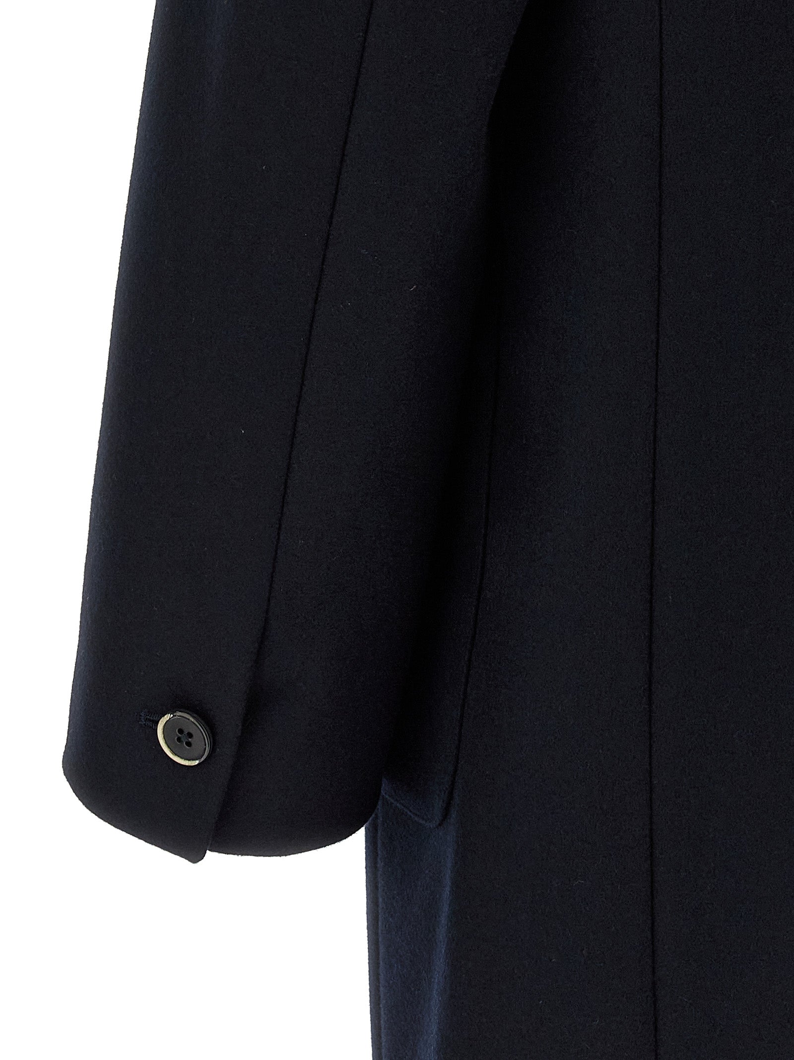BARENA Blue Wool Men's Coat