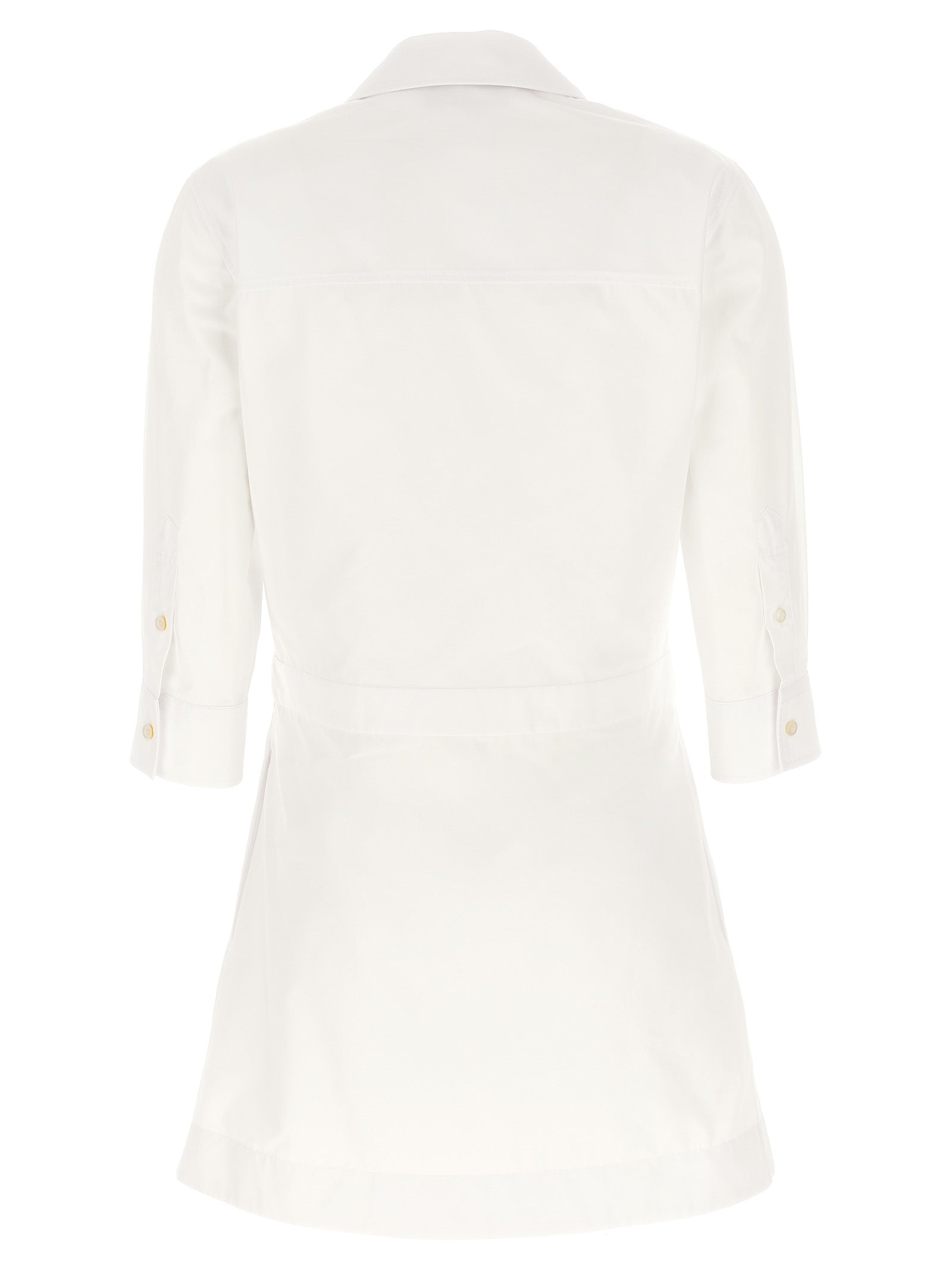 Gucci White Cotton Short Women's Dress