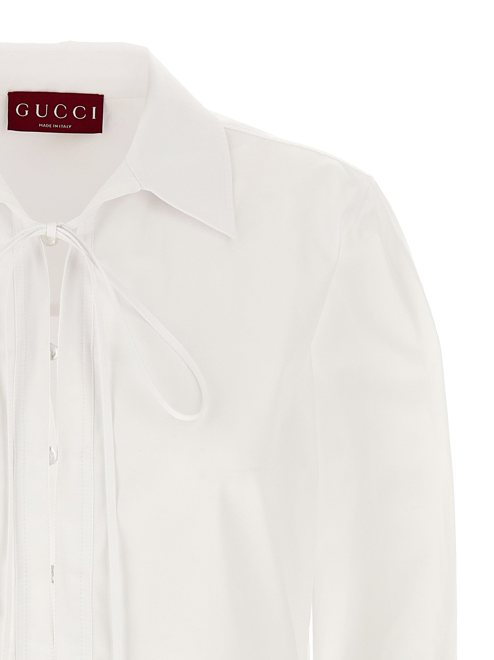 Gucci White Cotton Short Women's Dress