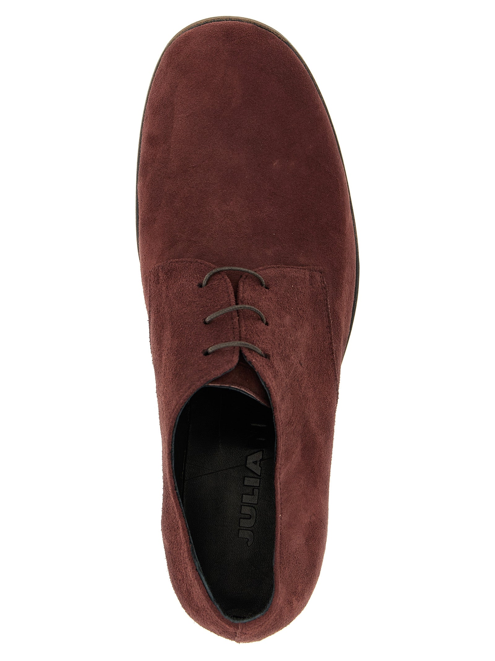 JULIAN Bordeaux Suede Leather Oxfords And Men's Derbies