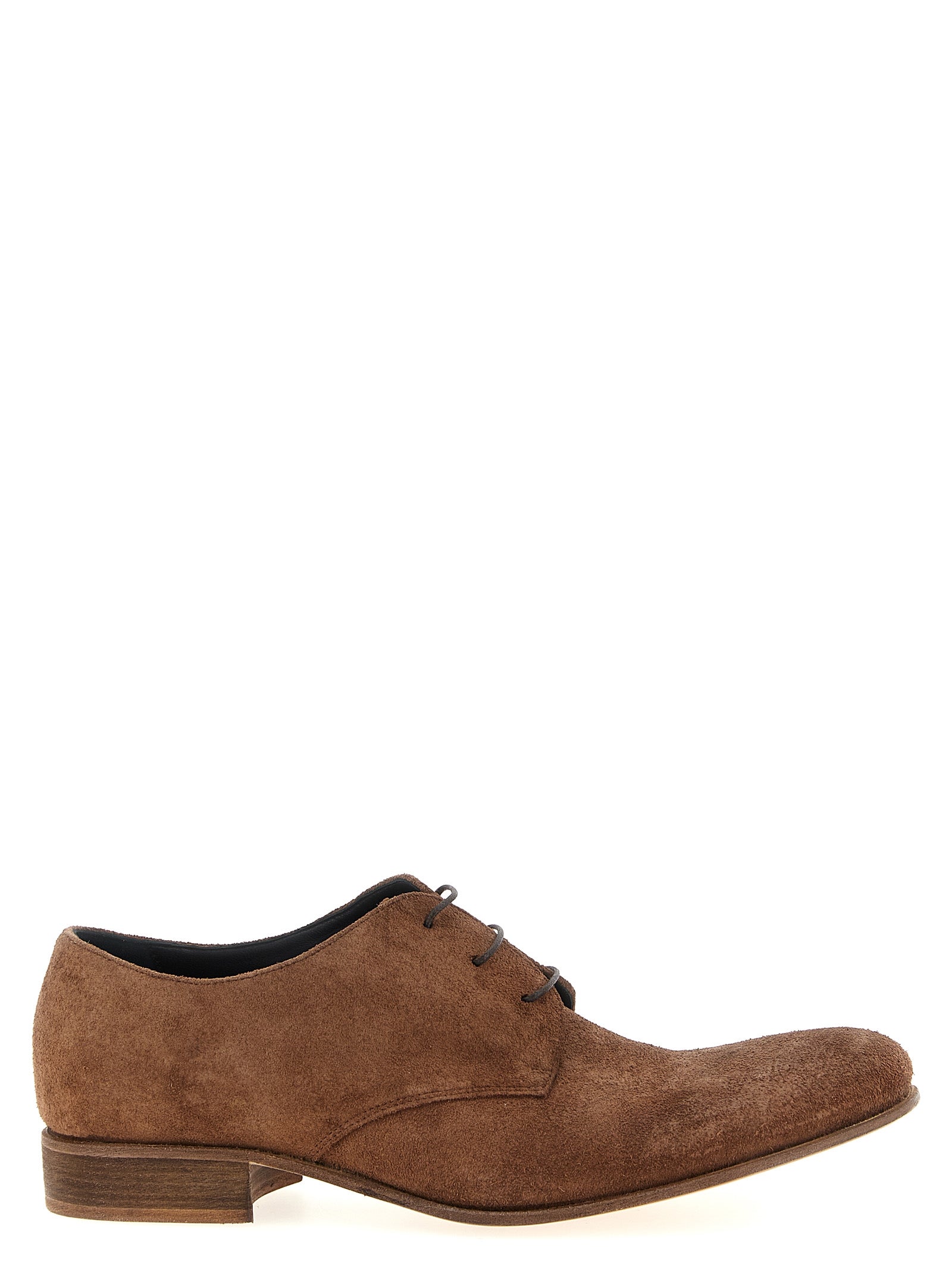 JULIAN Brown Suede Leather Oxfords And Men's Derbies