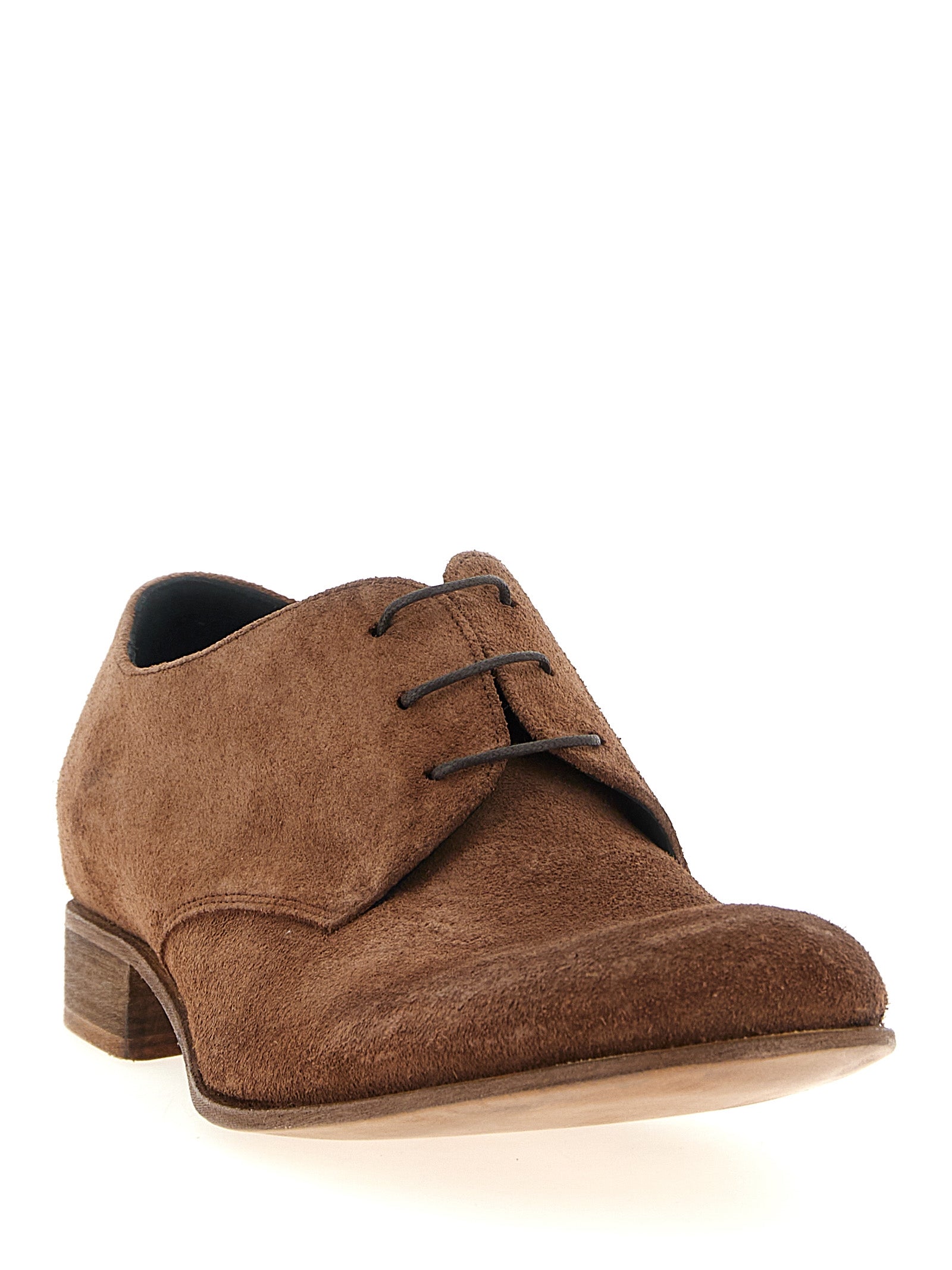 JULIAN Brown Suede Leather Oxfords And Men's Derbies