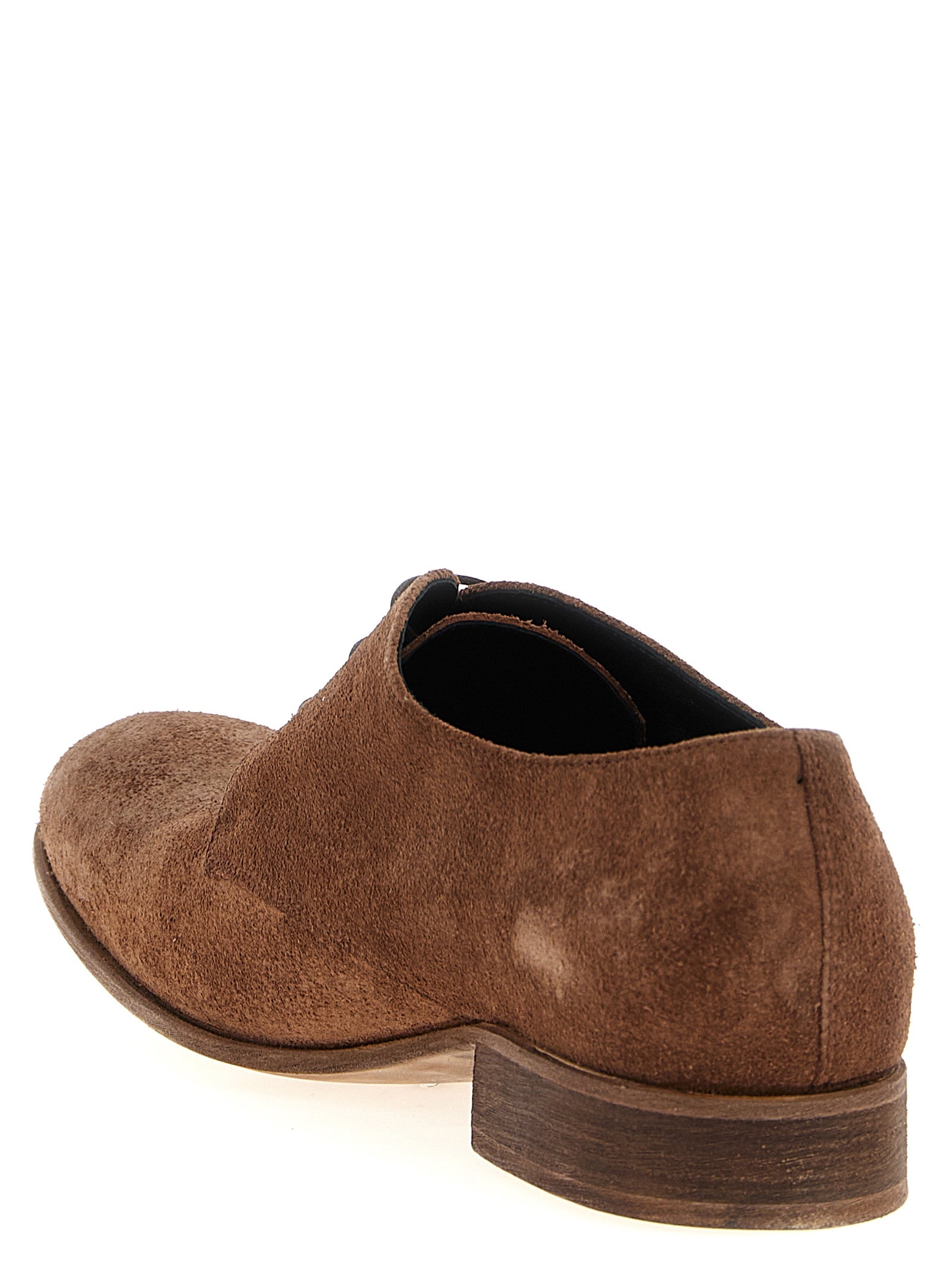 JULIAN Brown Suede Leather Oxfords And Men's Derbies