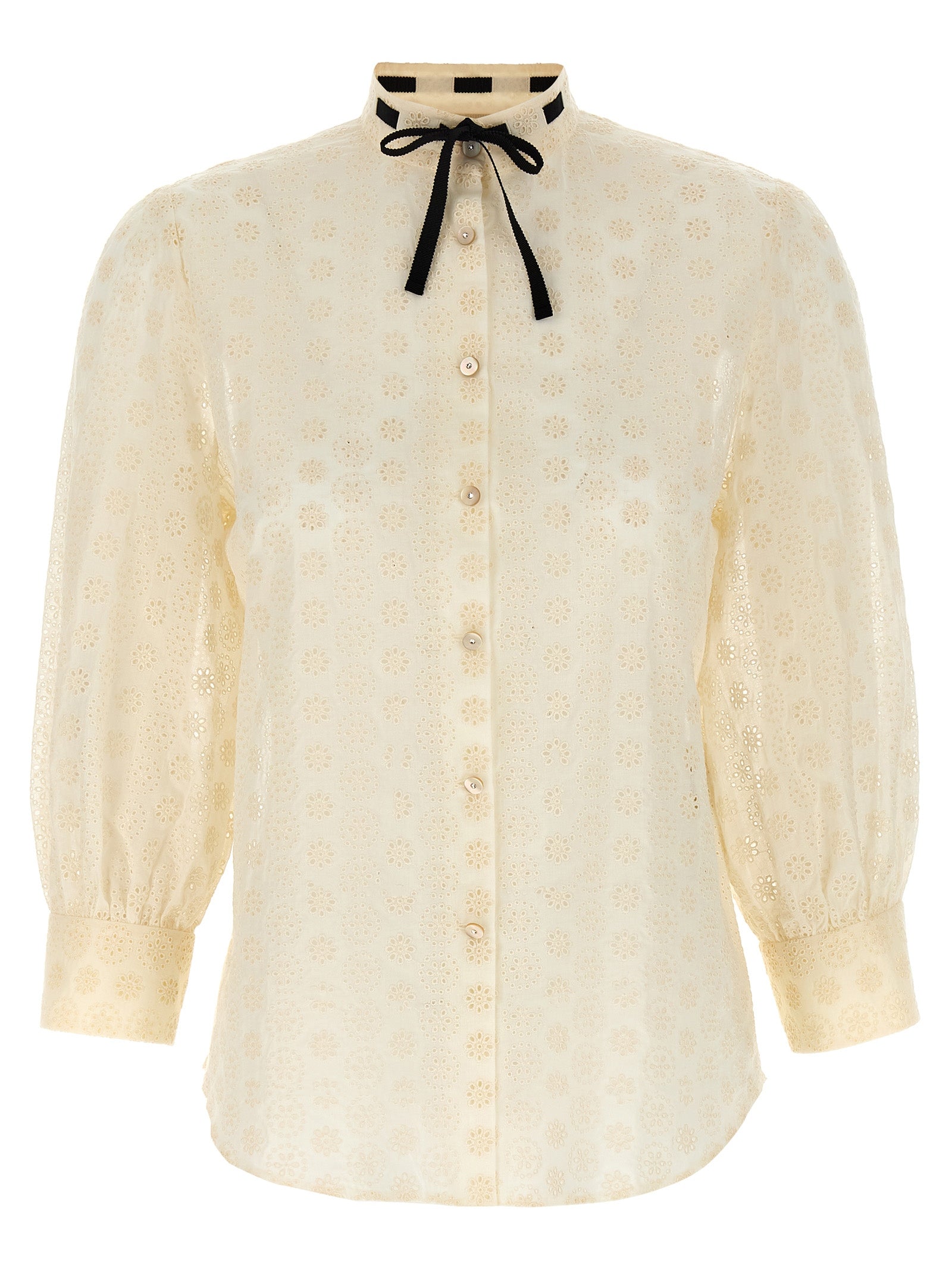 Valentino Garavani White Cotton Women's Blouse