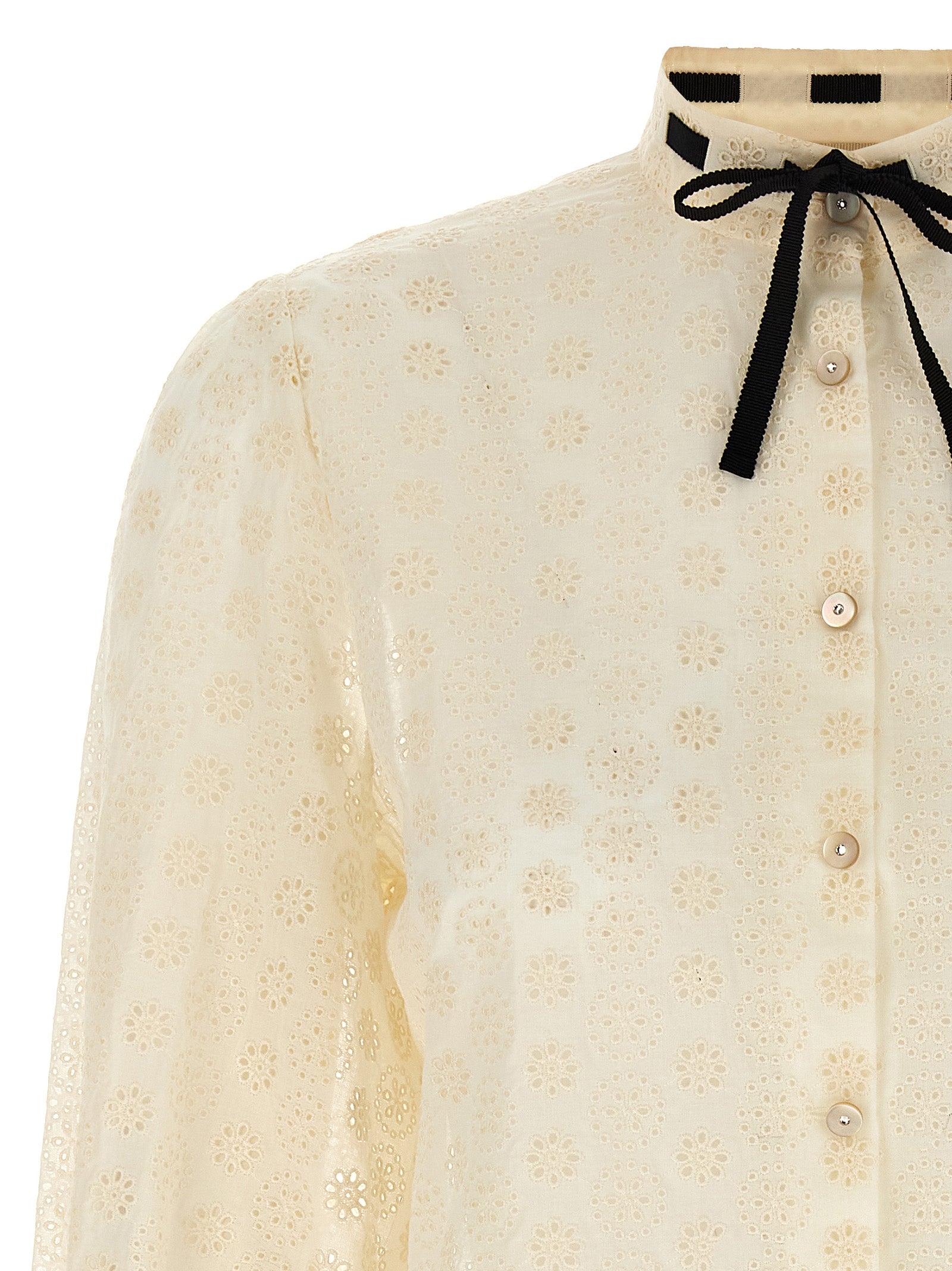 Valentino Garavani White Cotton Women's Blouse