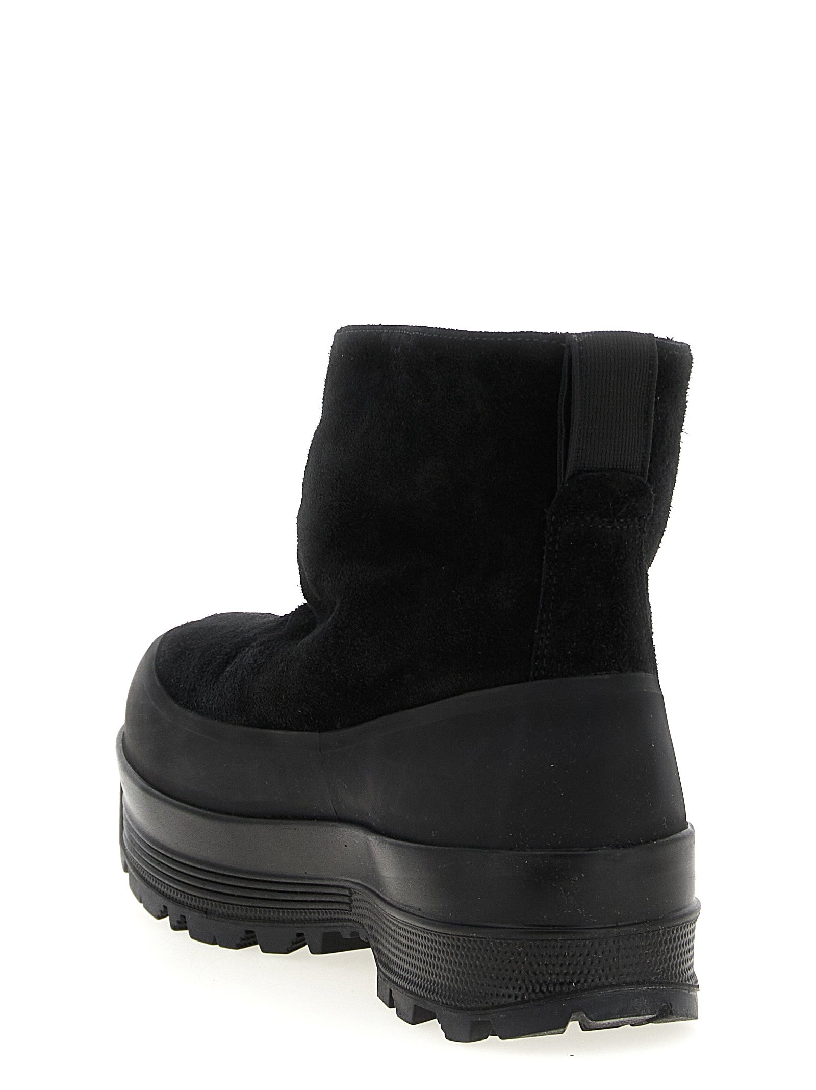 Stone Island Black Rubber Ankle Men's Boots