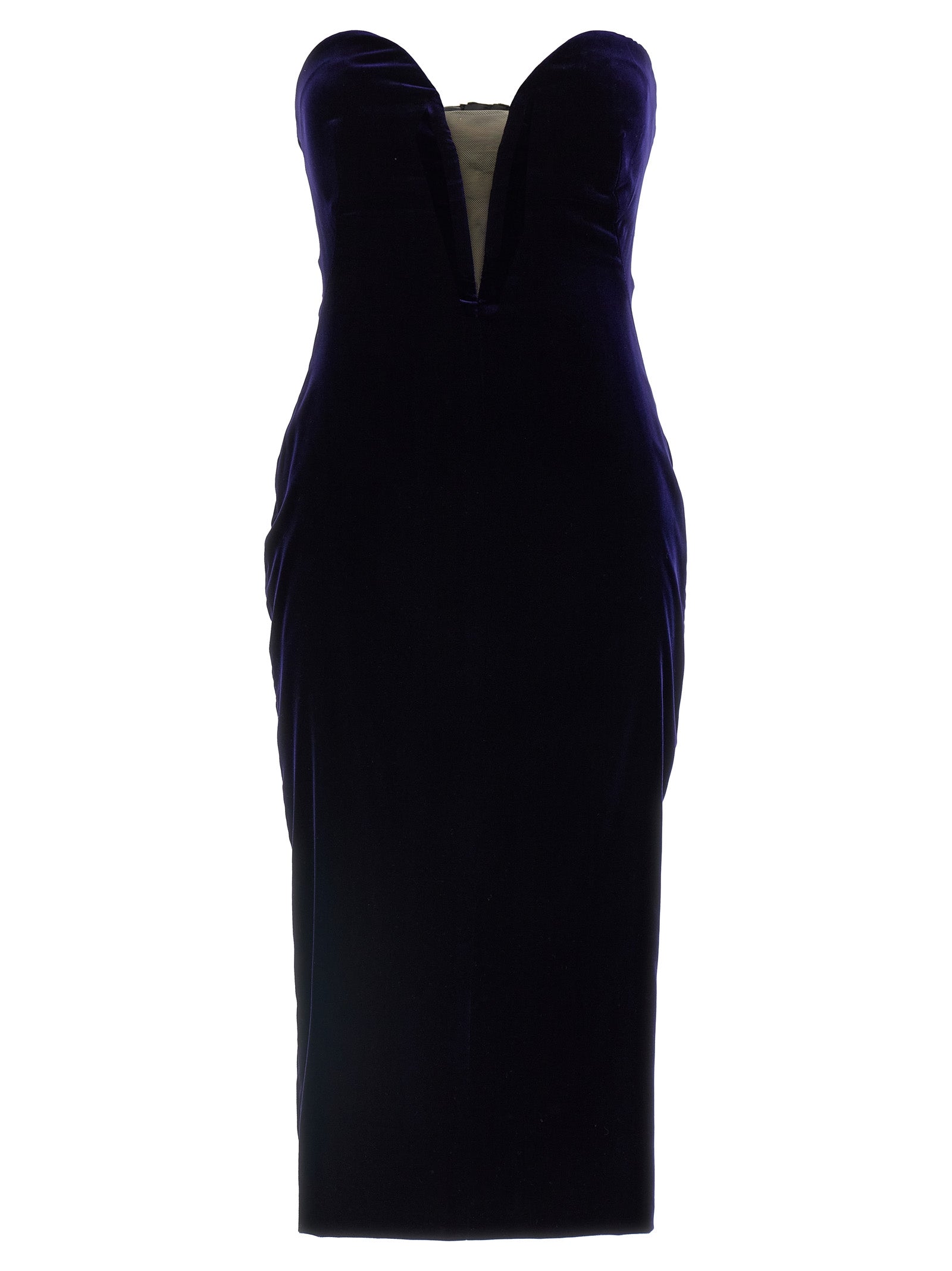 Tom Ford Blue Viscose Midi Women's Dress