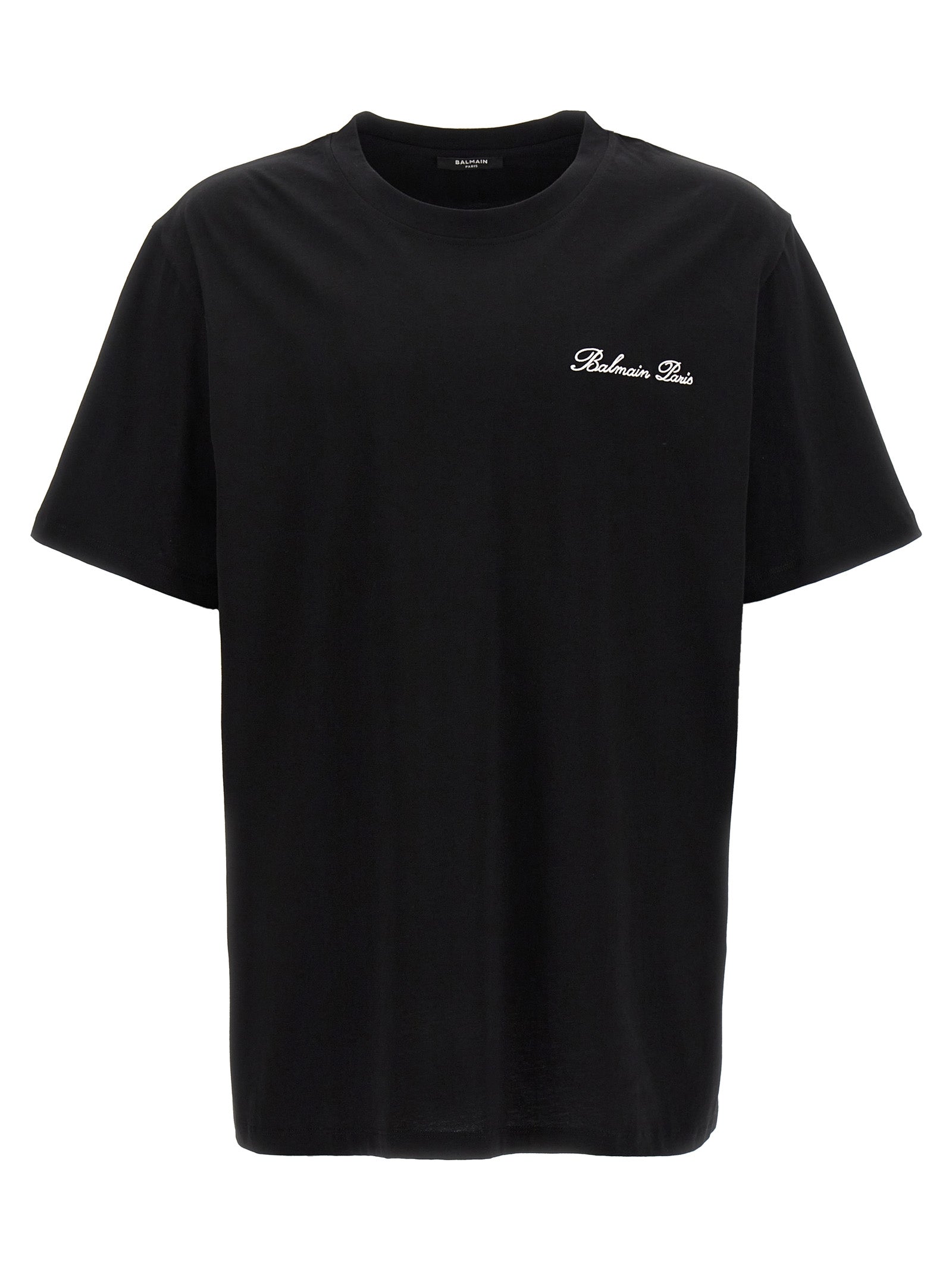 Balmain Bicolor Cotton Men's T-Shirt