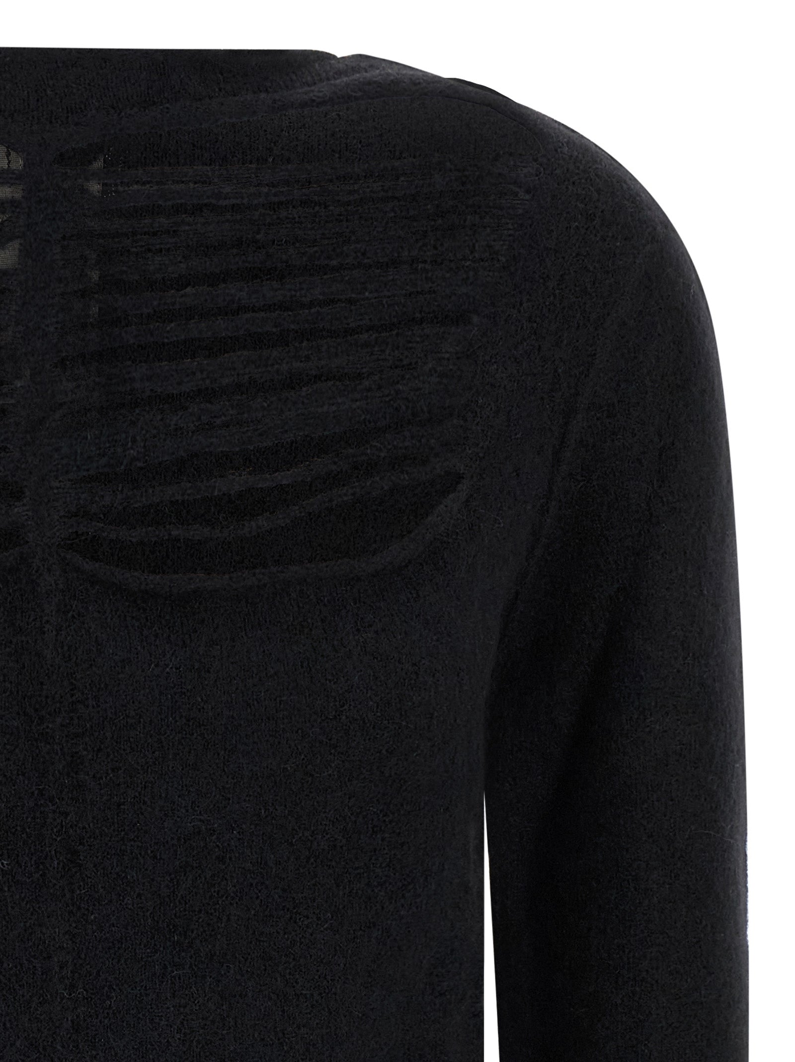 Rick Owens Black Wool Women's Cardigan