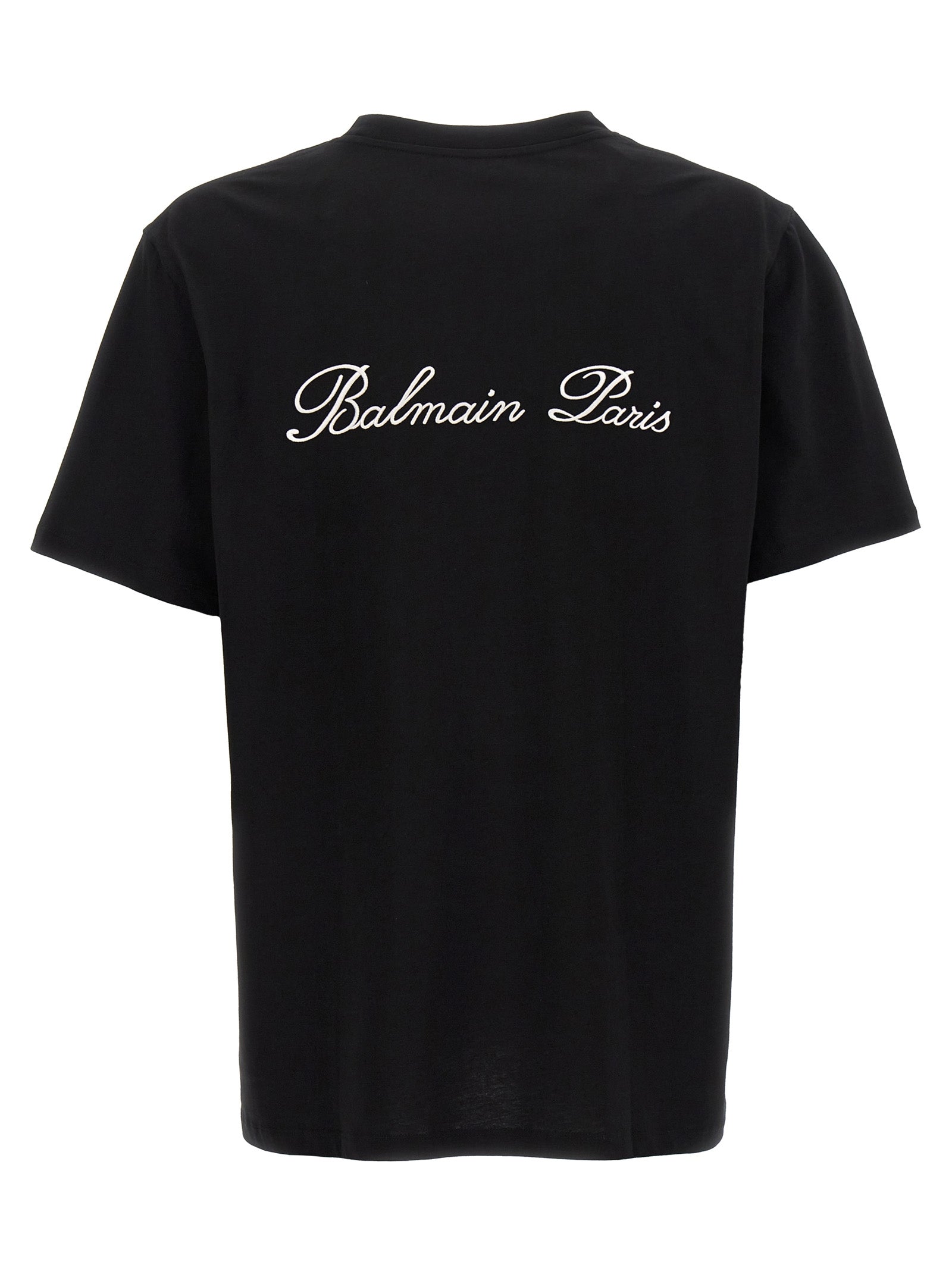 Balmain Bicolor Cotton Men's T-Shirt