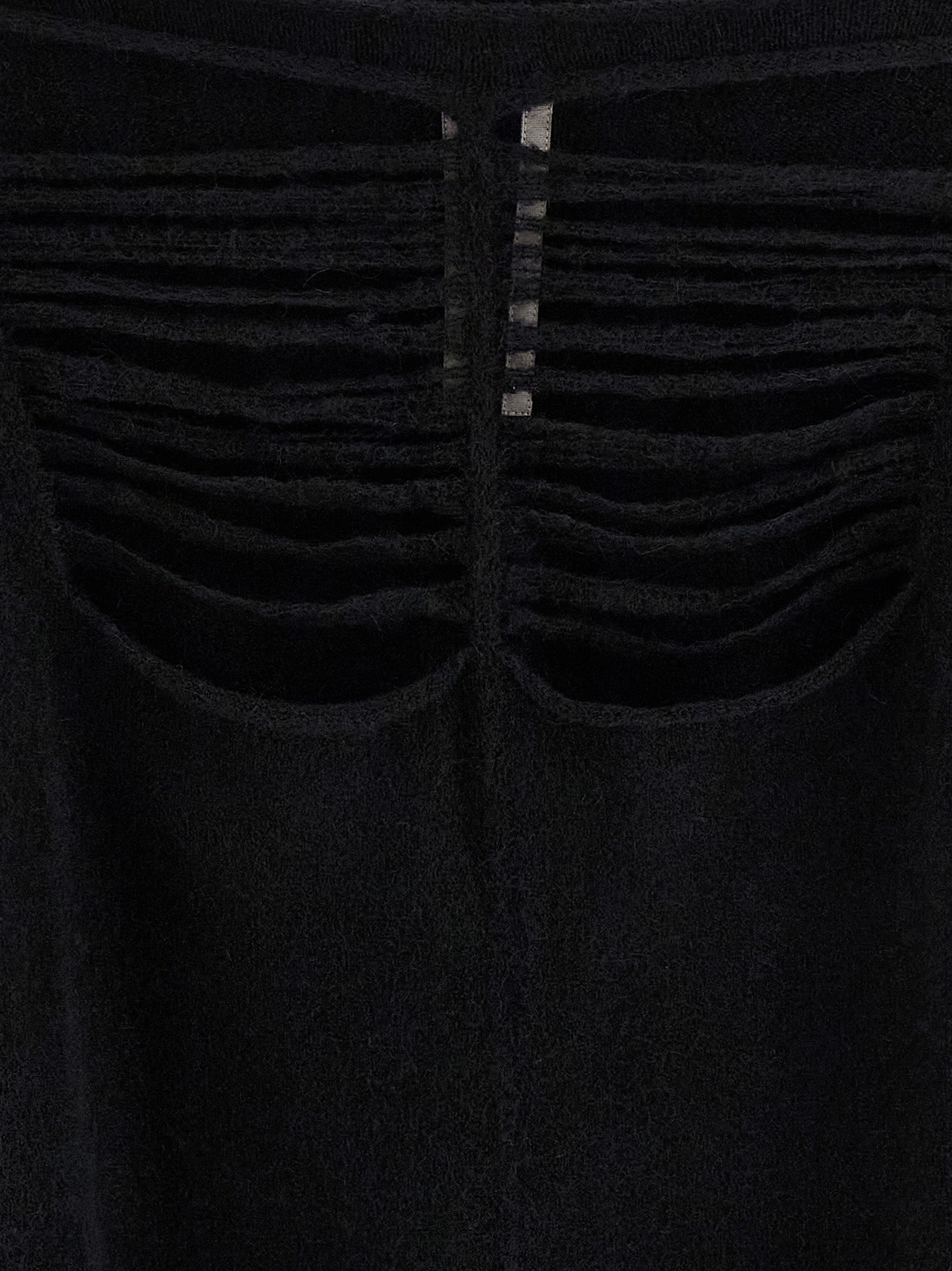 Rick Owens Black Wool Women's Cardigan