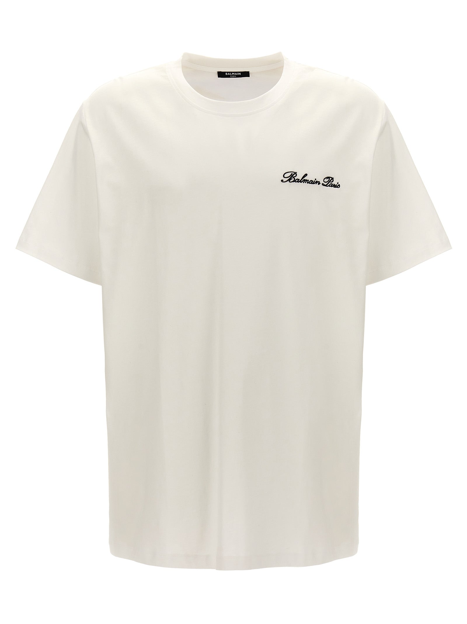 Balmain Bicolor Cotton Men's T-Shirt
