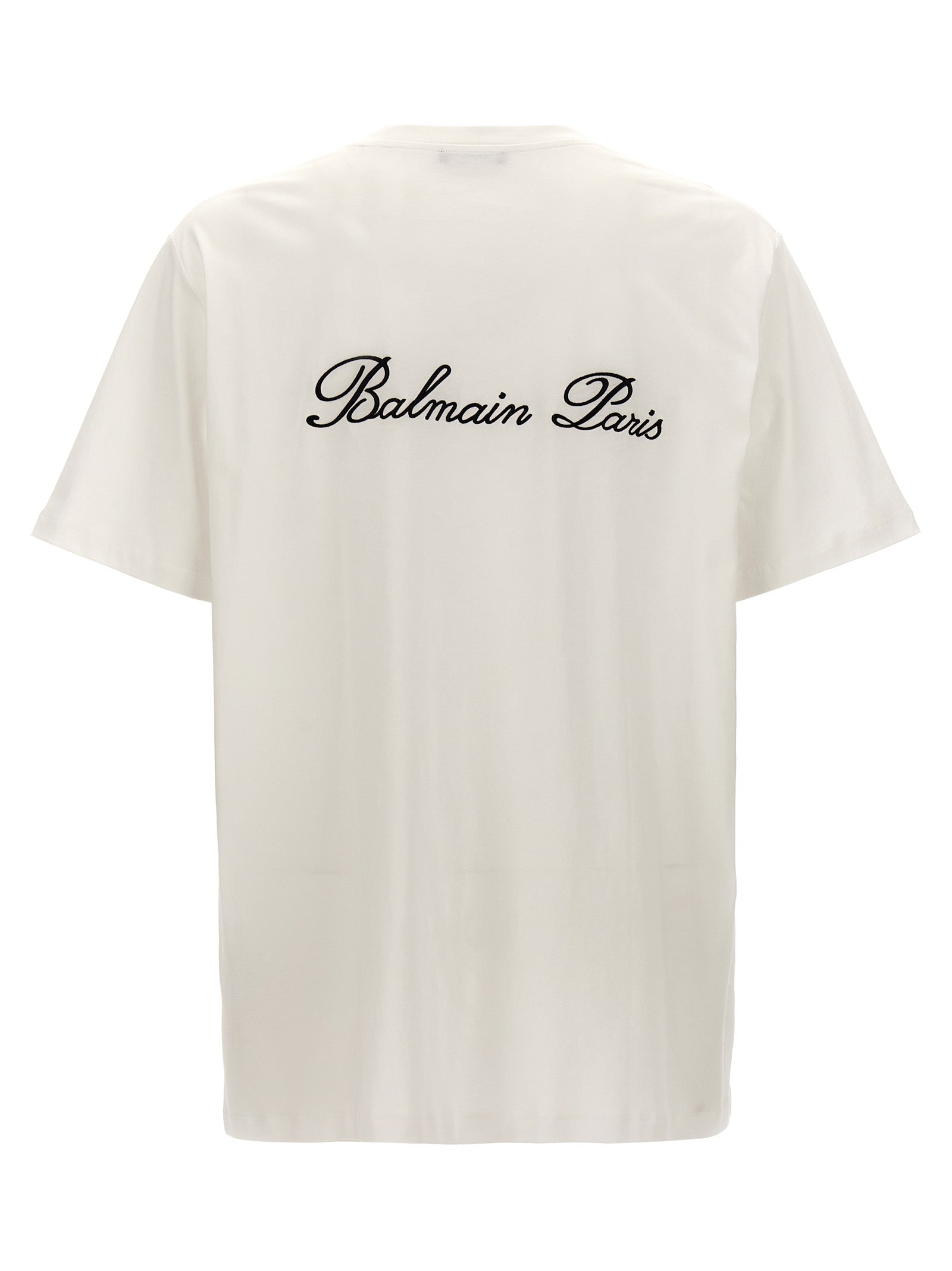 Balmain Bicolor Cotton Men's T-Shirt