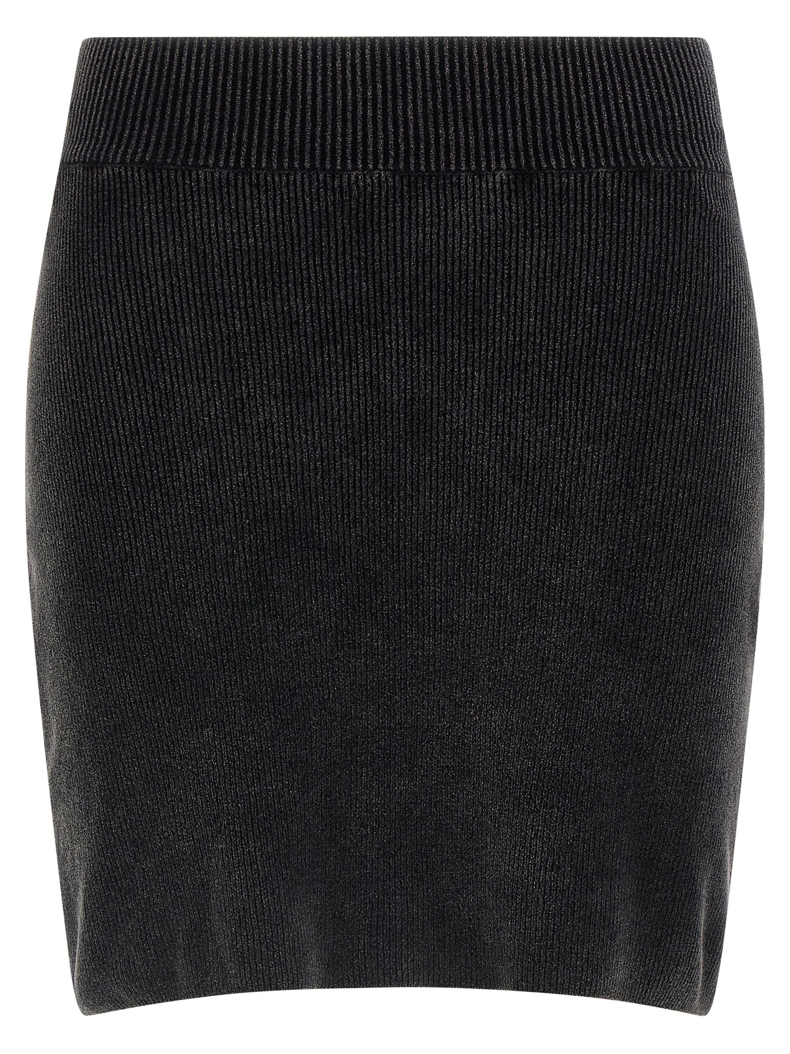 Alexander Wang Black Cotton Long Women's Skirt