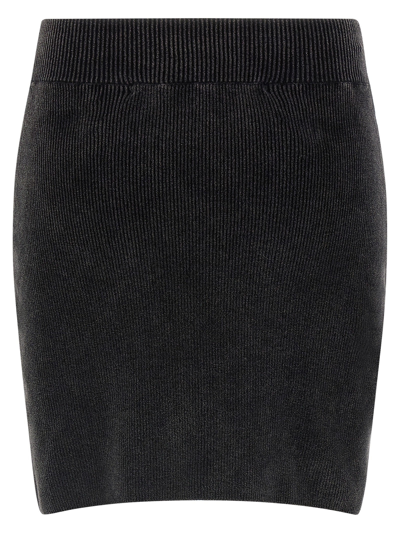 Alexander Wang Black Cotton Long Women's Skirt