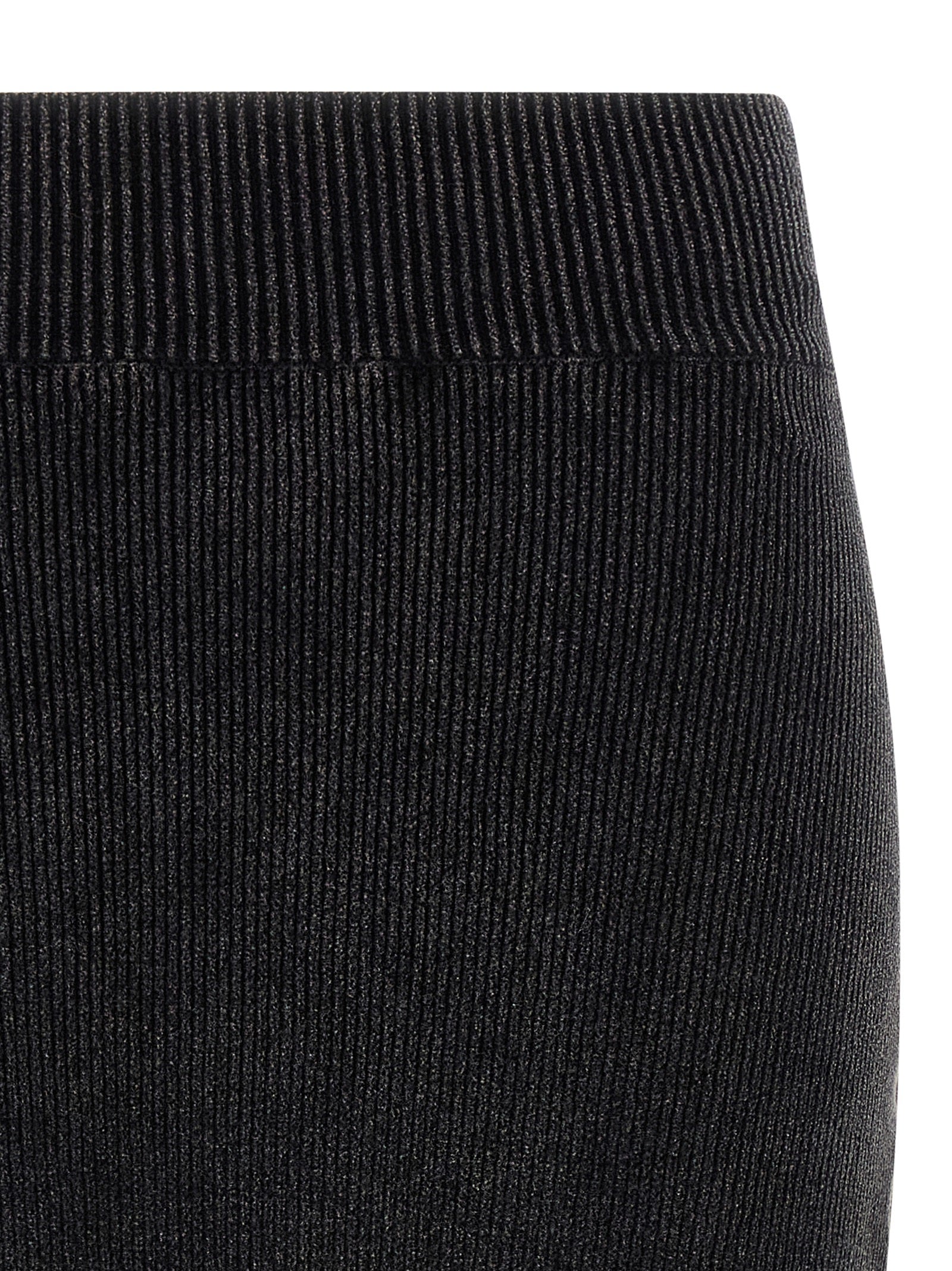 Alexander Wang Black Cotton Long Women's Skirt
