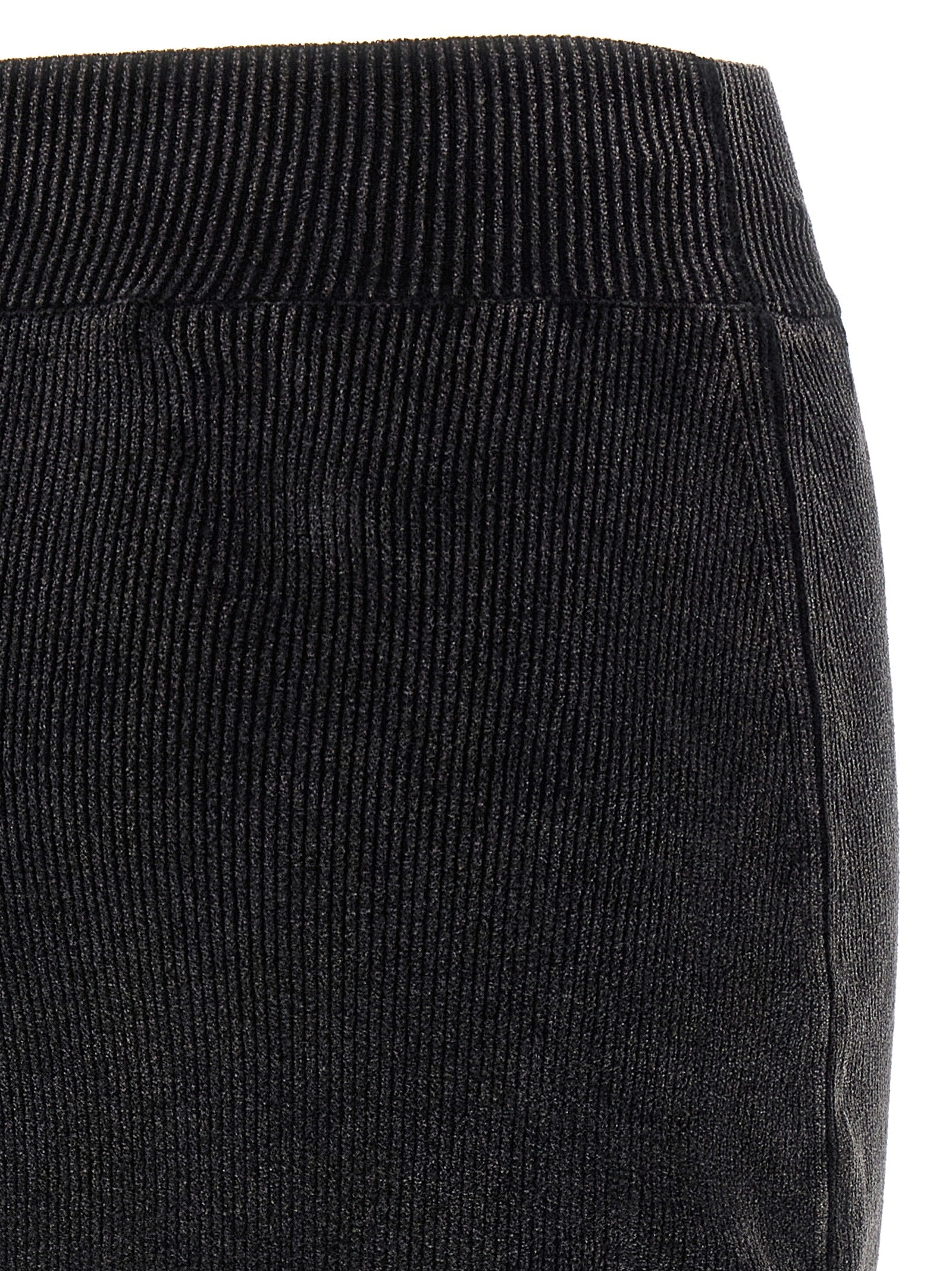 Alexander Wang Black Cotton Long Women's Skirt
