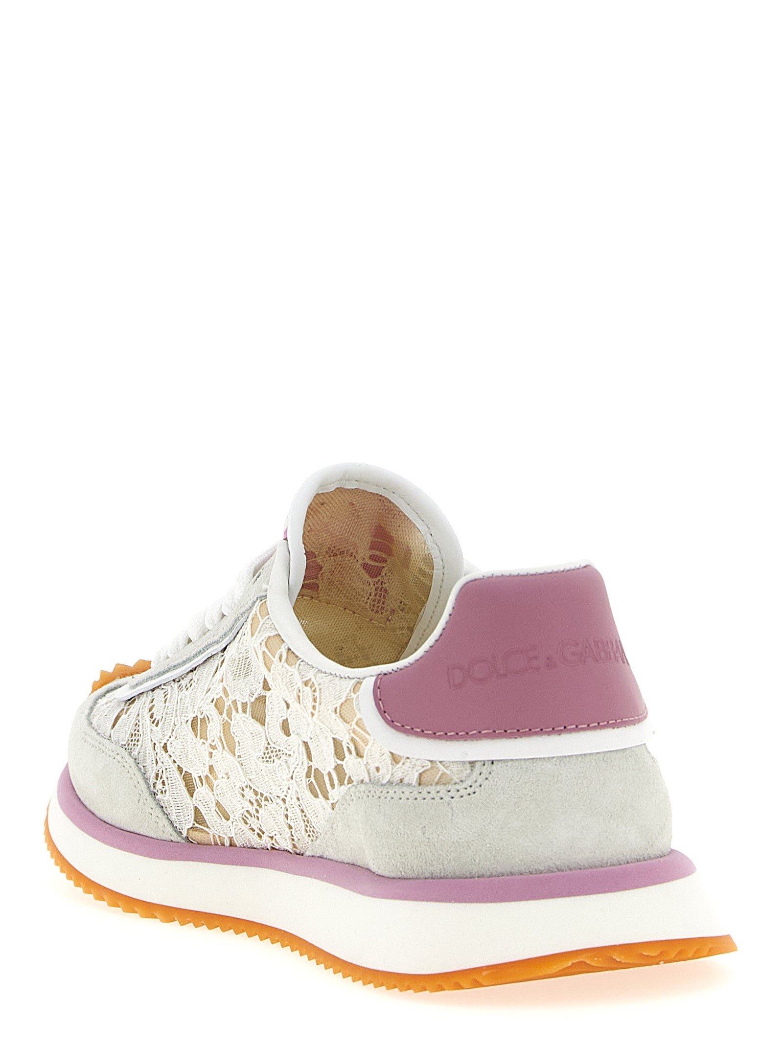 Dolce & Gabbana Multicolor Leather Athletic Women's Sneakers