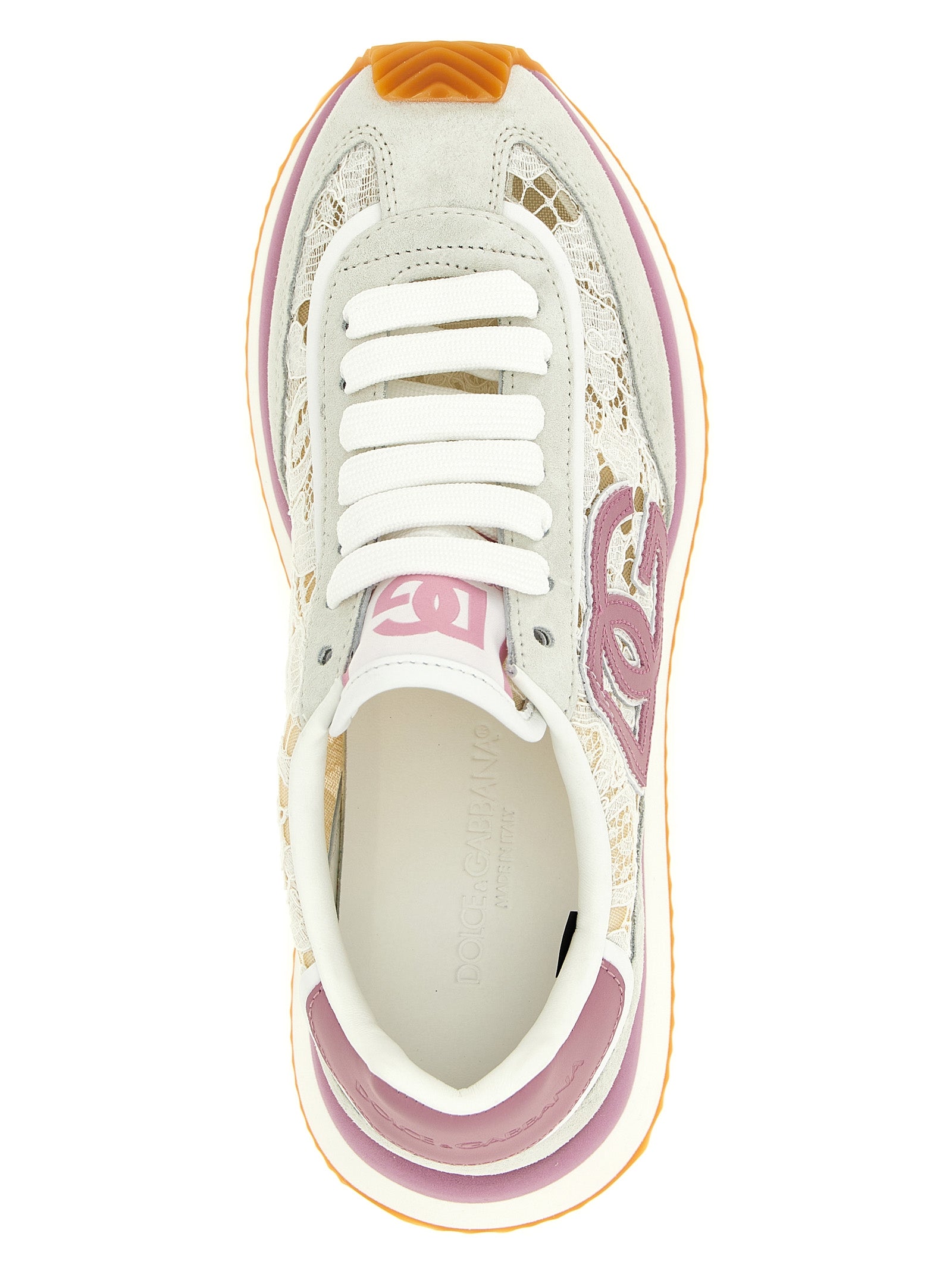 Dolce & Gabbana Multicolor Leather Athletic Women's Sneakers