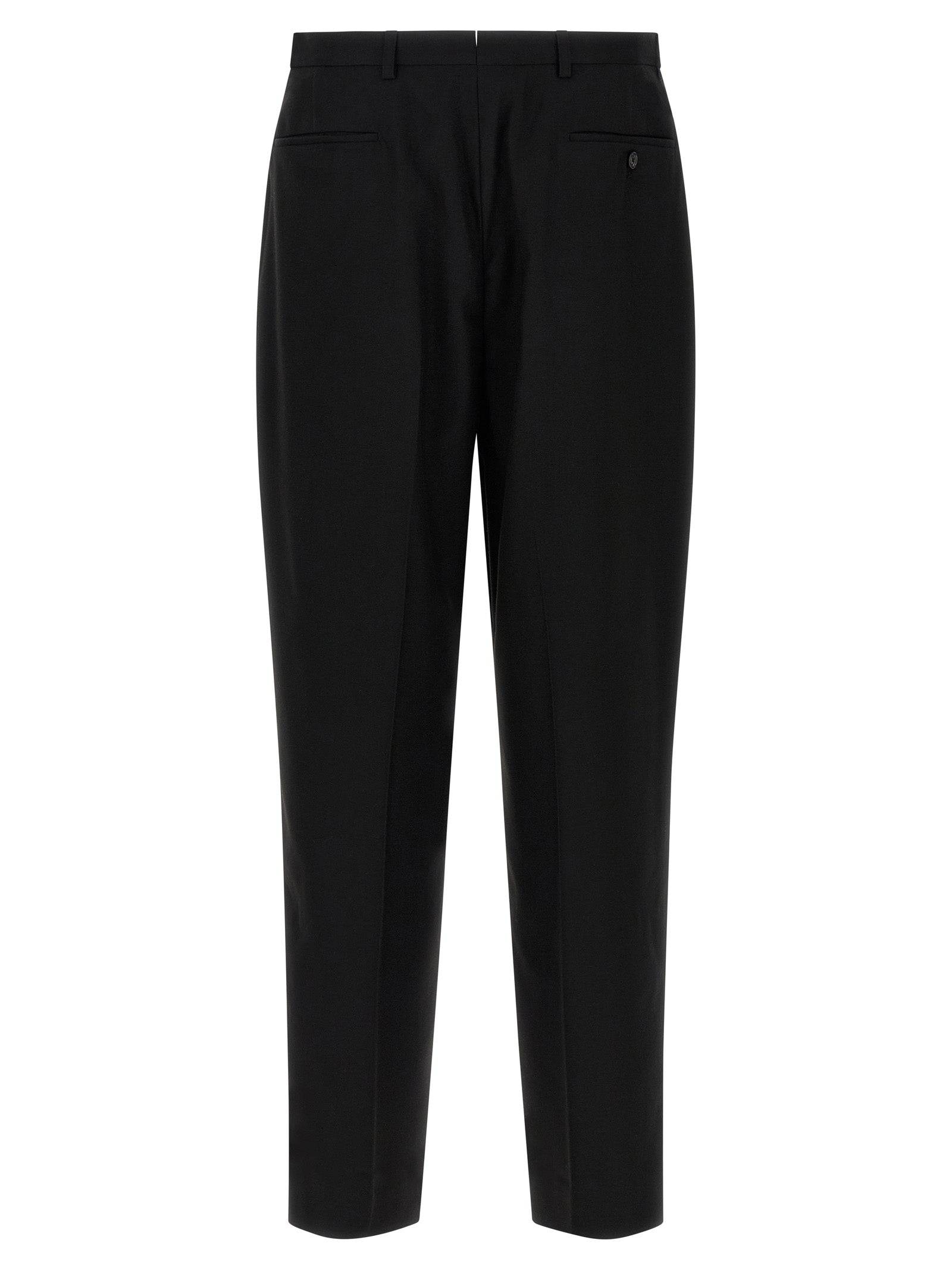 CELLAR DOOR Black Polyester Dress Men's Pants