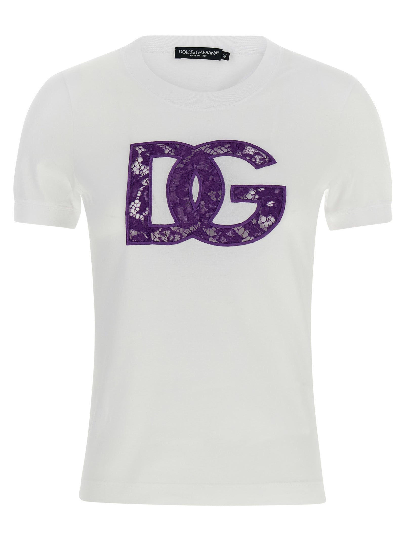 Dolce & Gabbana White Cotton Women's T-Shirt