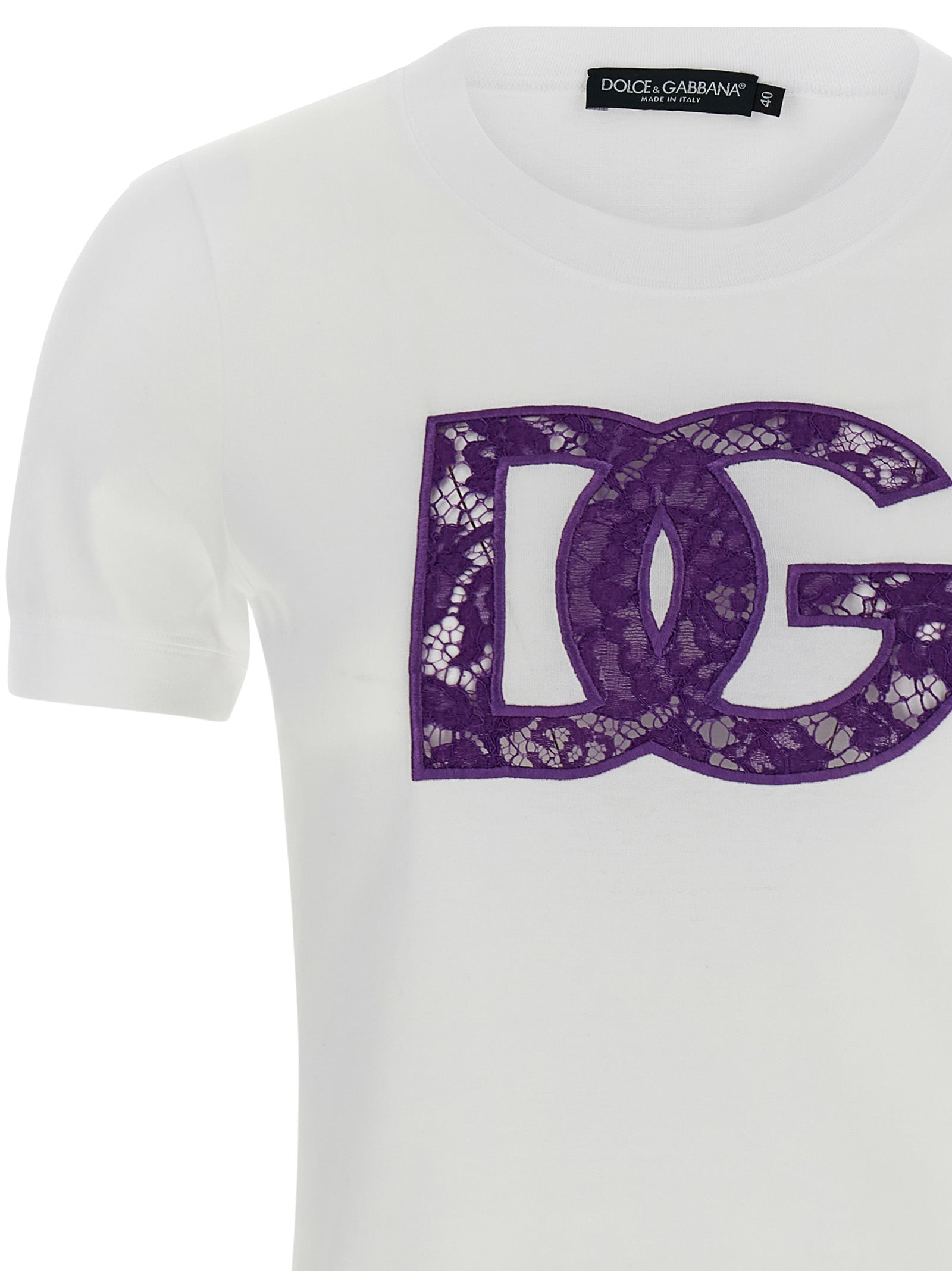 Dolce & Gabbana White Cotton Women's T-Shirt