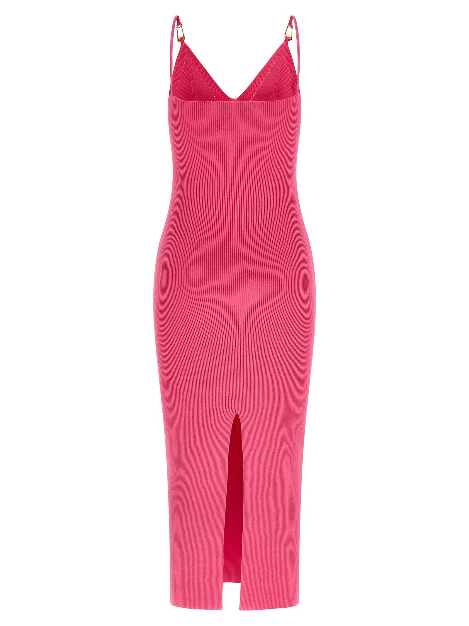 Versace Fuchsia Viscose Midi Women's Dress
