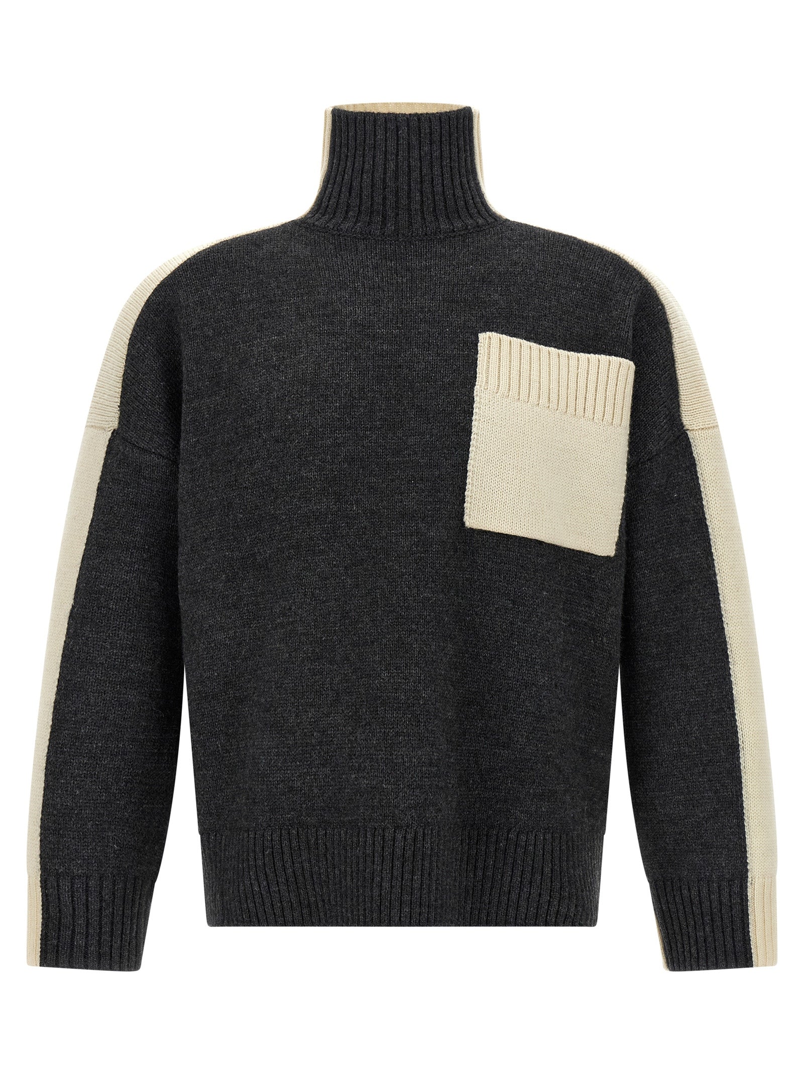 J.W.Anderson Gray Elastane Men's Cardigan