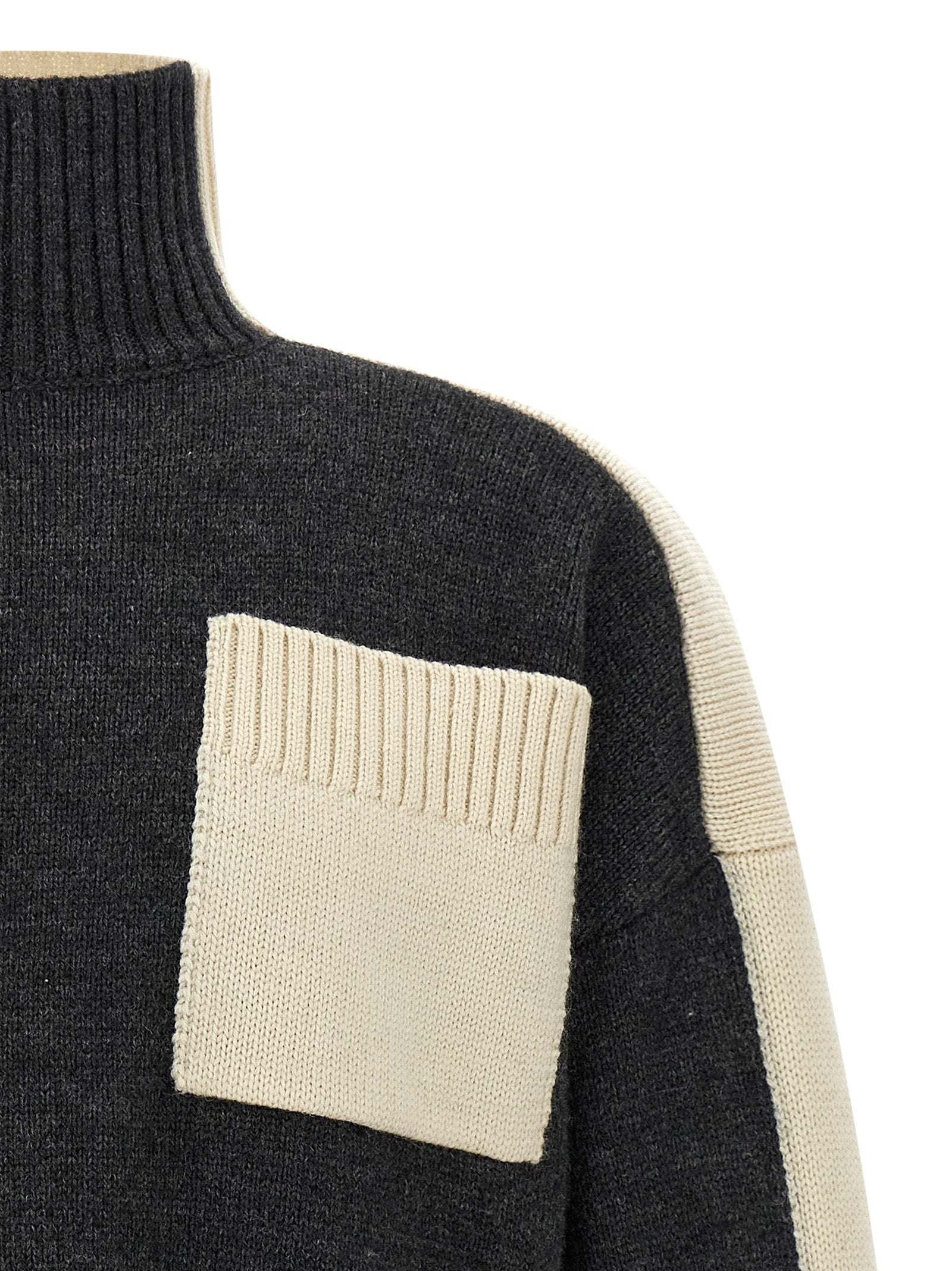 J.W.Anderson Gray Elastane Men's Cardigan