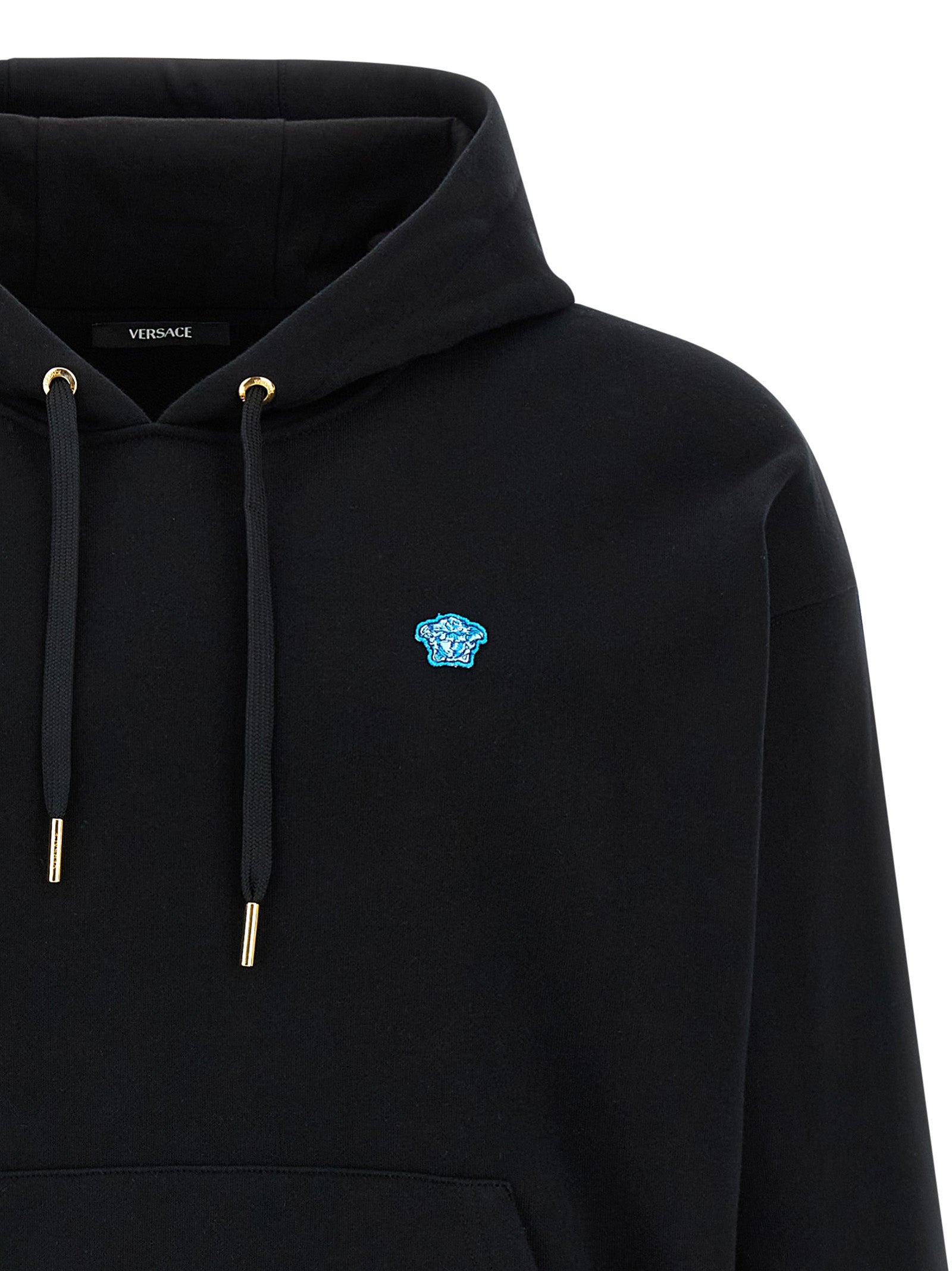 Versace Black Cotton Men's Sweatshirt