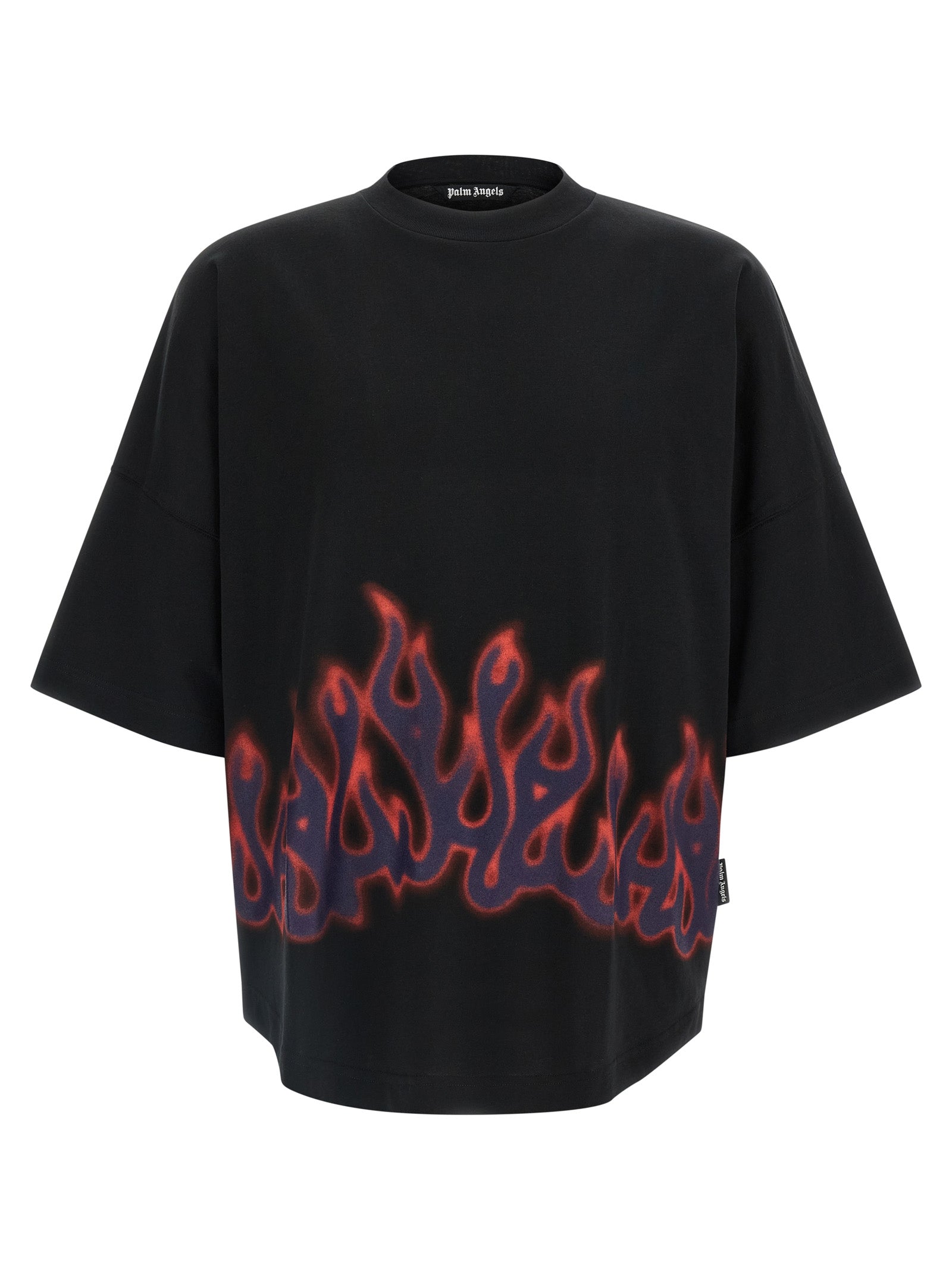 Palm Angels Black Cotton Men's T-Shirt