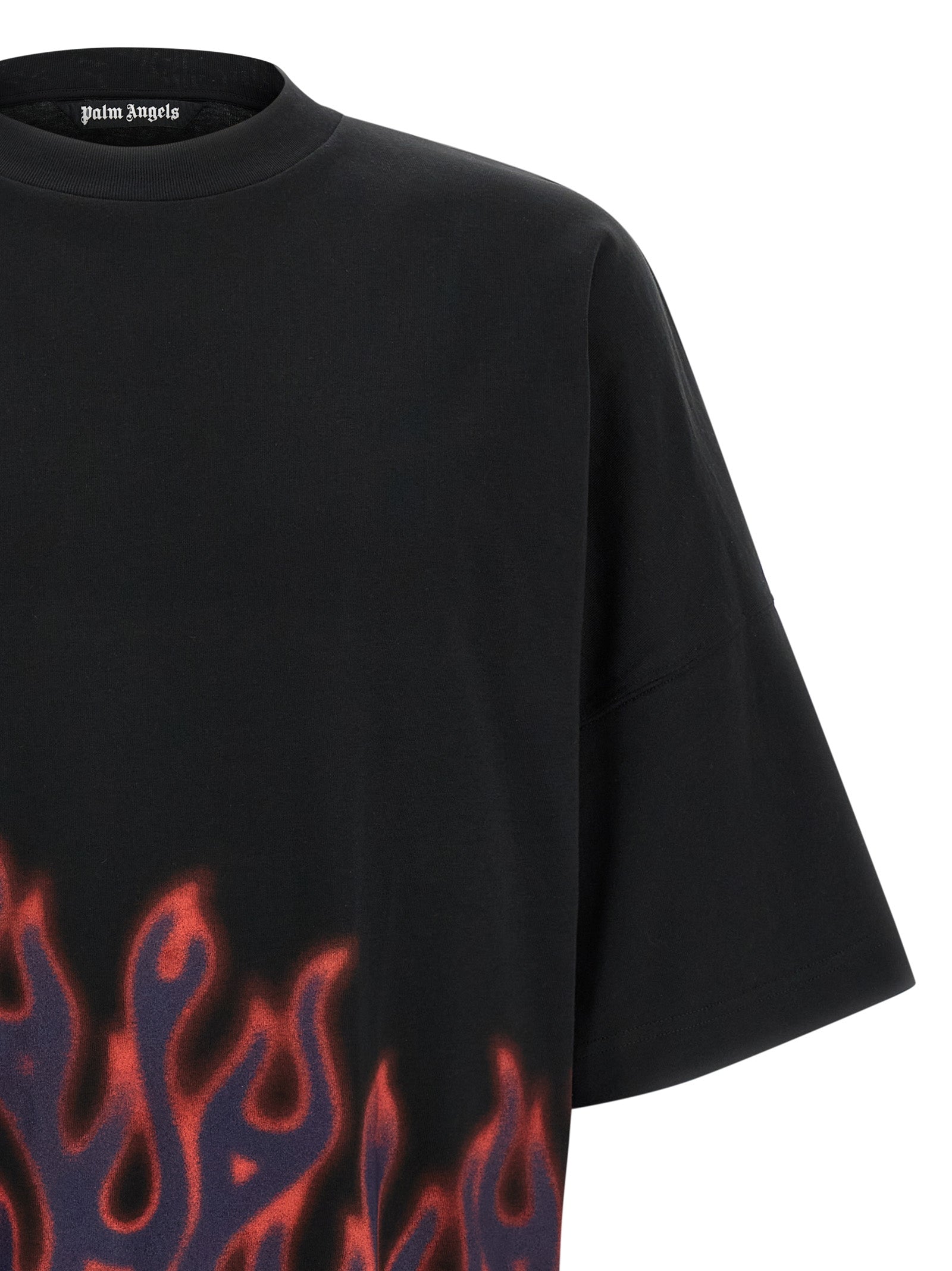 Palm Angels Black Cotton Men's T-Shirt