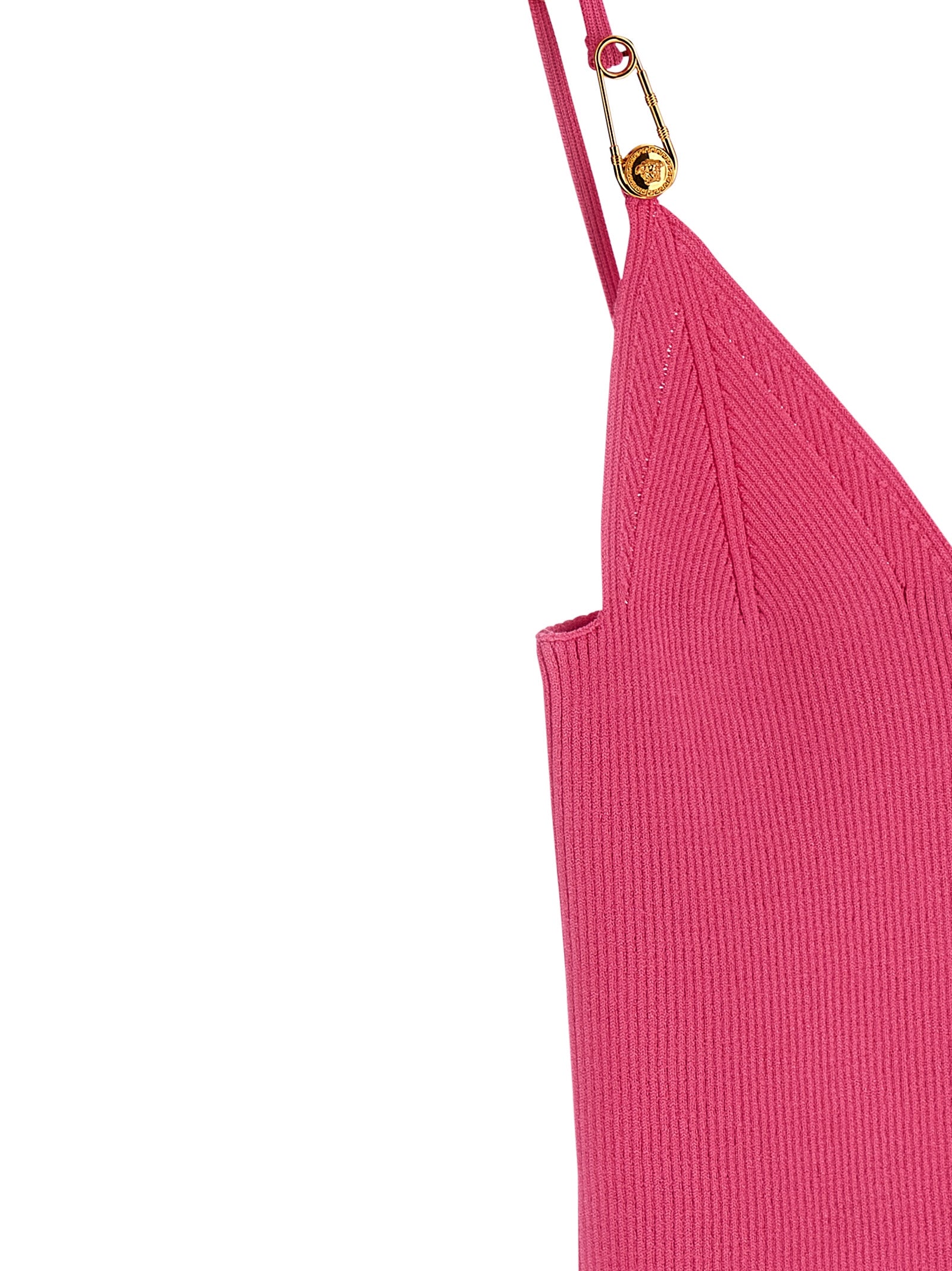 Versace Fuchsia Viscose Sleeveles Women's T-Shirt