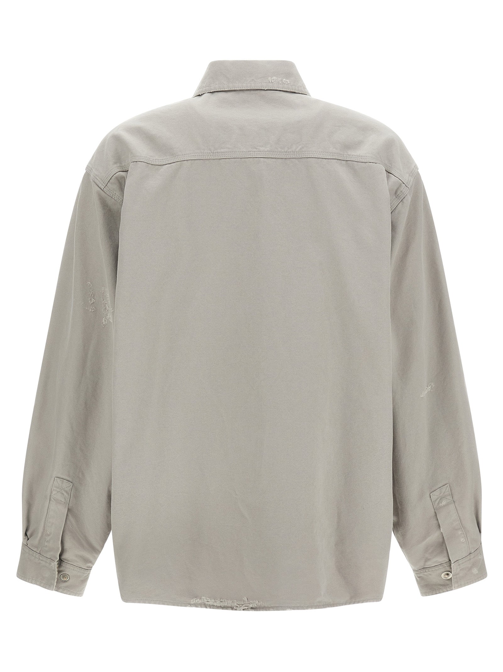 Balenciaga Gray Cotton Men's Blouse