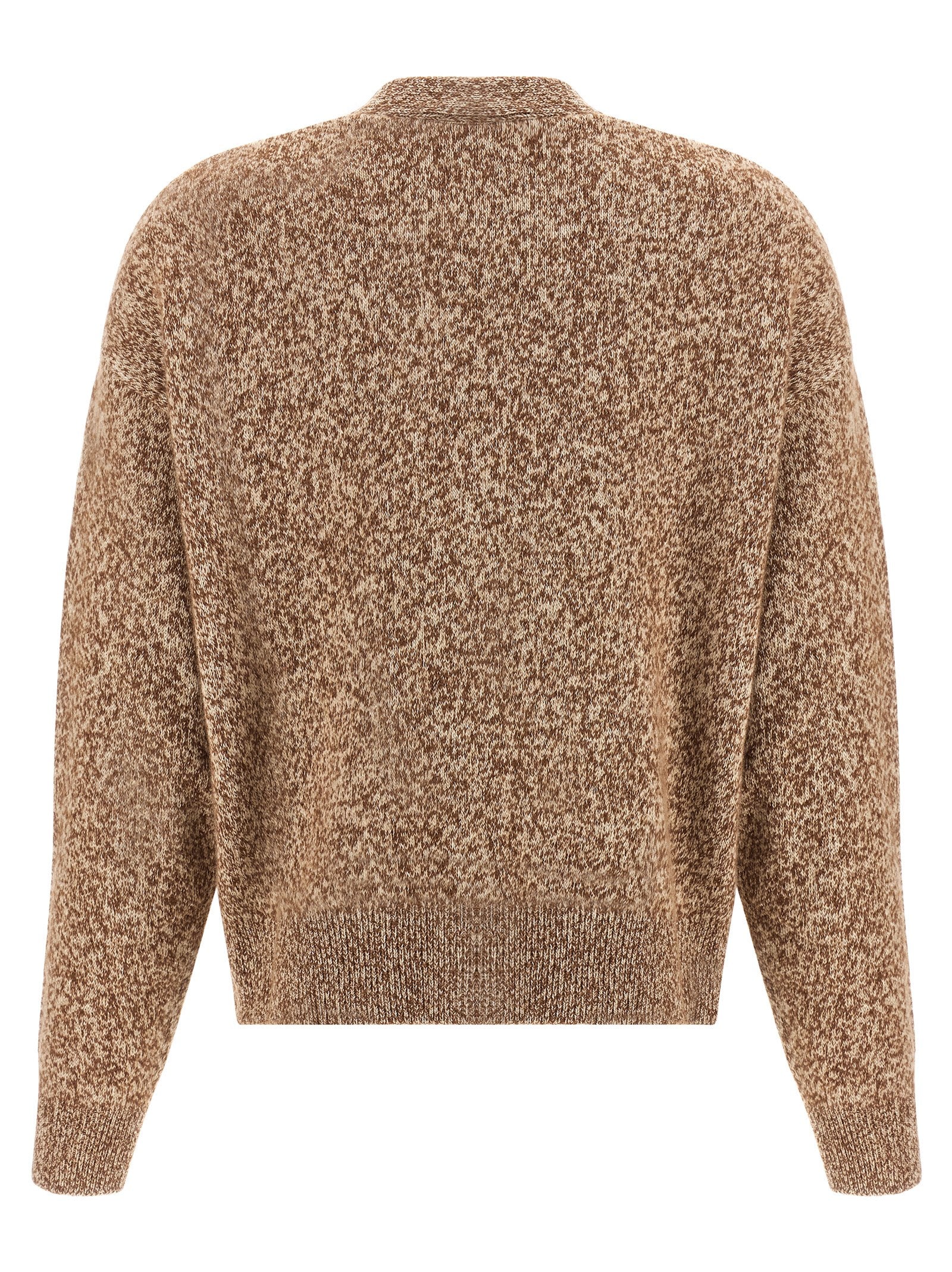 Versace Beige Virgin Wool Women's Cardigan