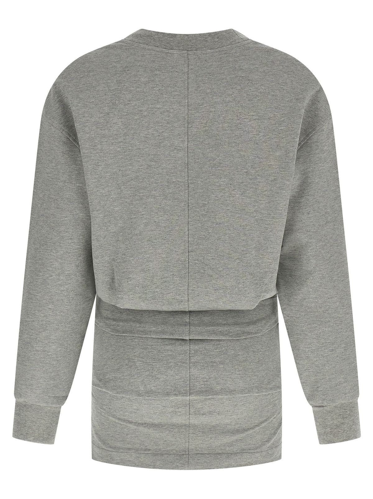The Attico Gray Cotton Short Women's Dress