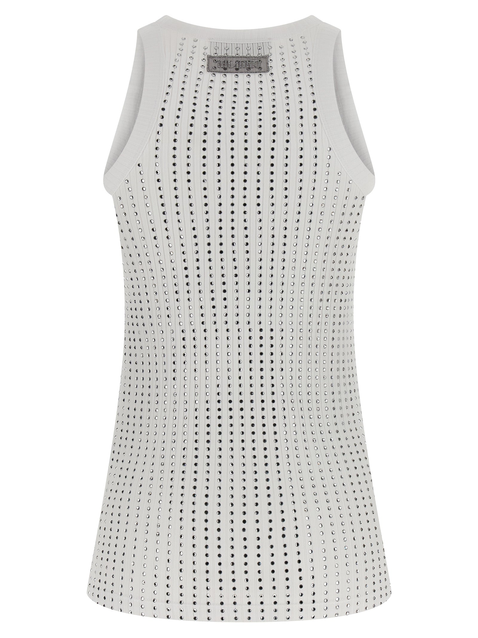 The Attico White Cotton Sleeveles Women's T-Shirt
