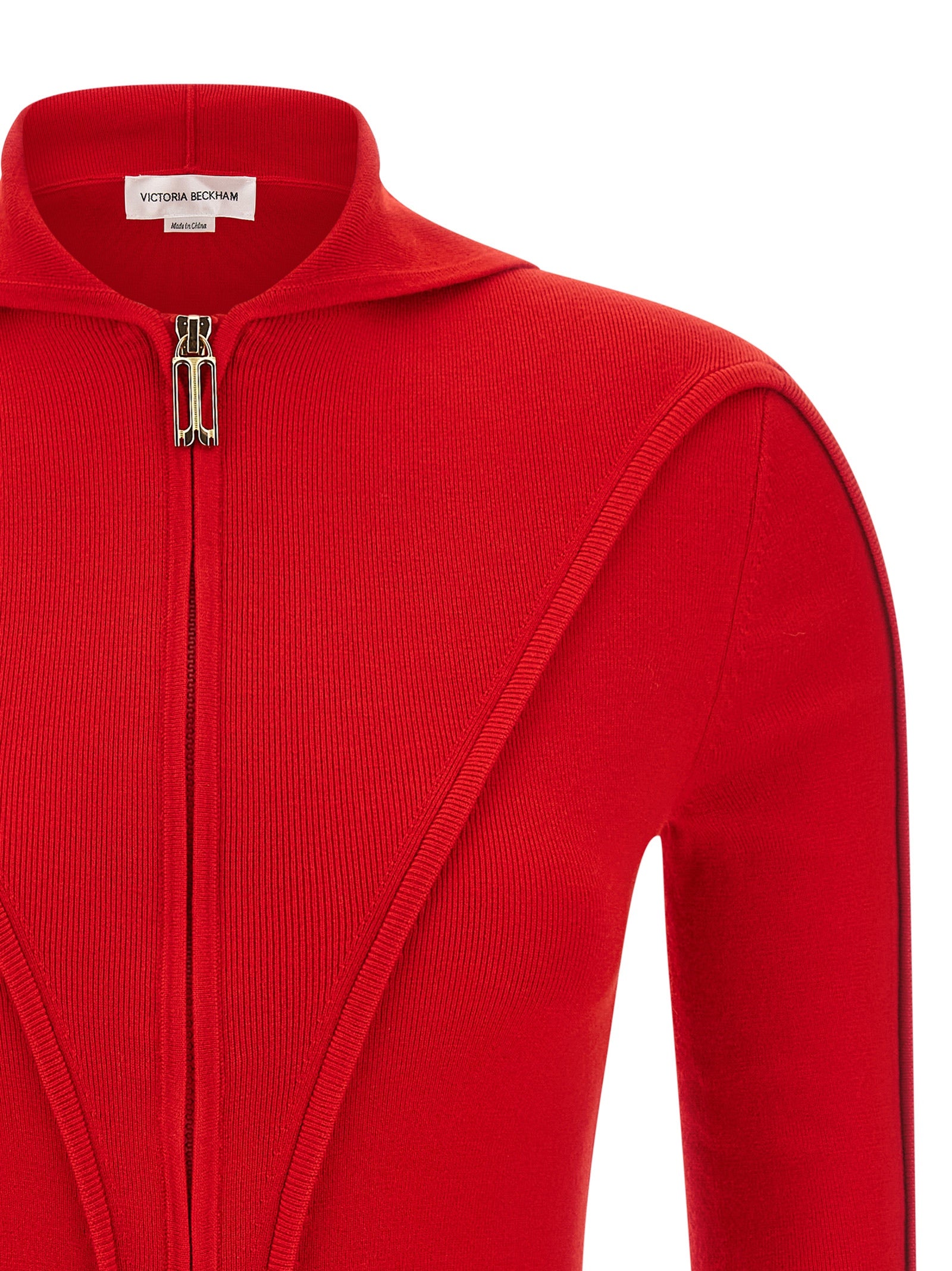 Victoria Beckham Multicolor Wool Women's Cardigan