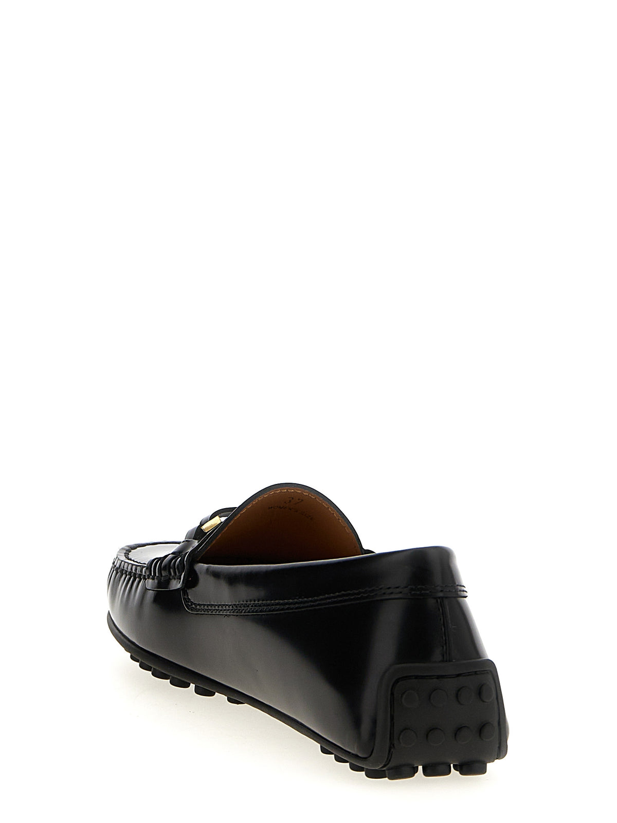 Tod's Black Calfskin Slip-On Women's Loafers