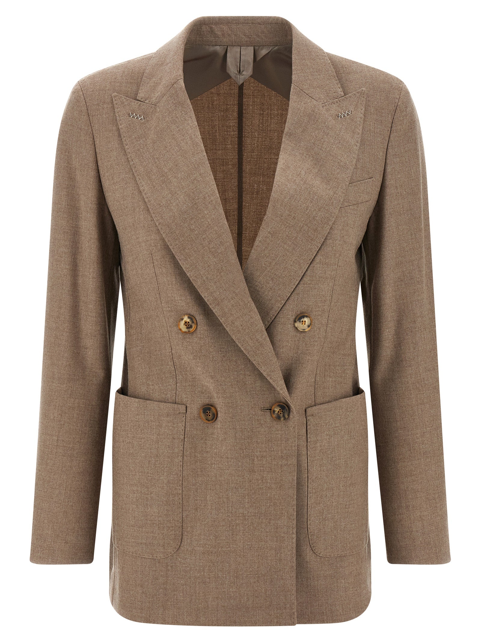 Max Mara Beige Cashmere Women's Blazer