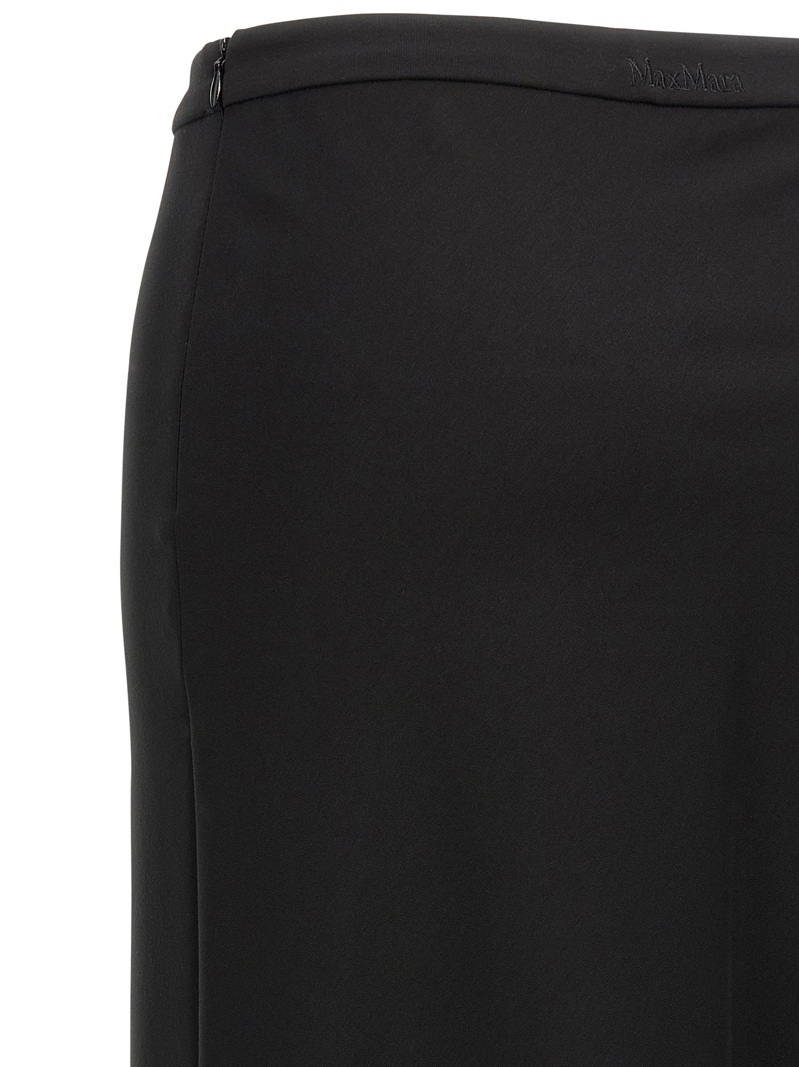 Max Mara Black Viscose Mini Women's Skirt