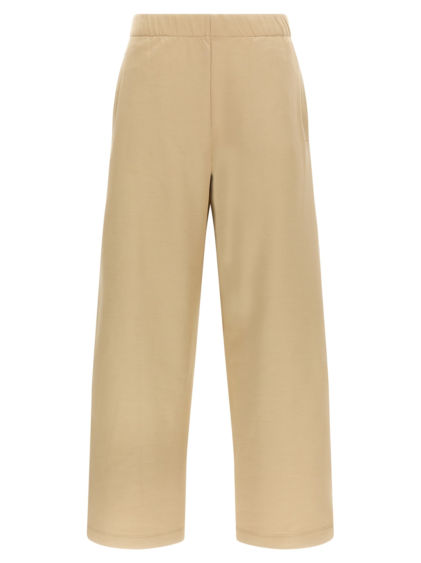 Max Mara Brown Silk Casual Women's Pants