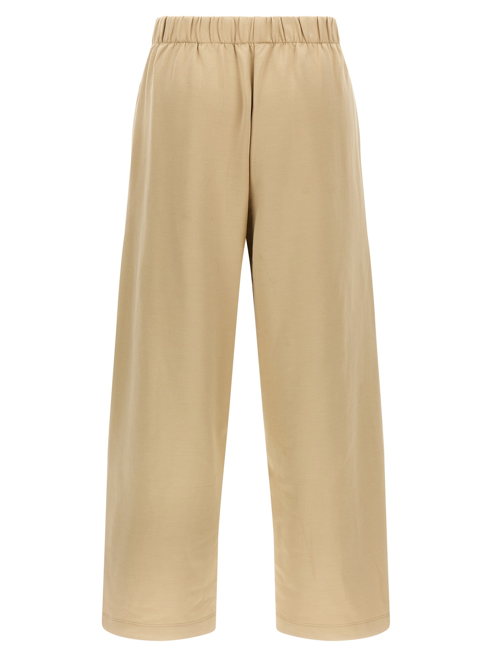 Max Mara Brown Silk Casual Women's Pants
