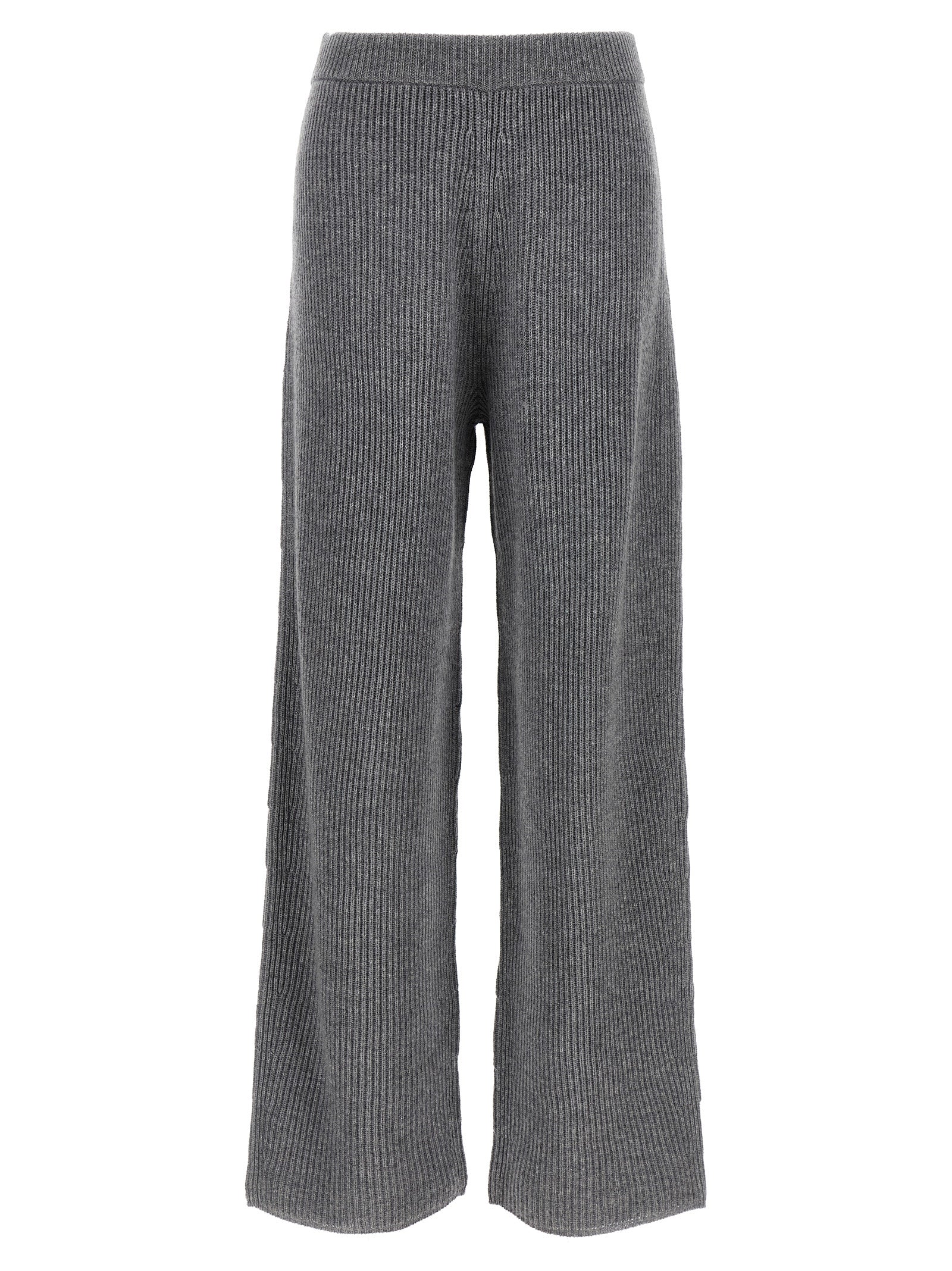 Sportmax Gray Wool Casual Women's Pants