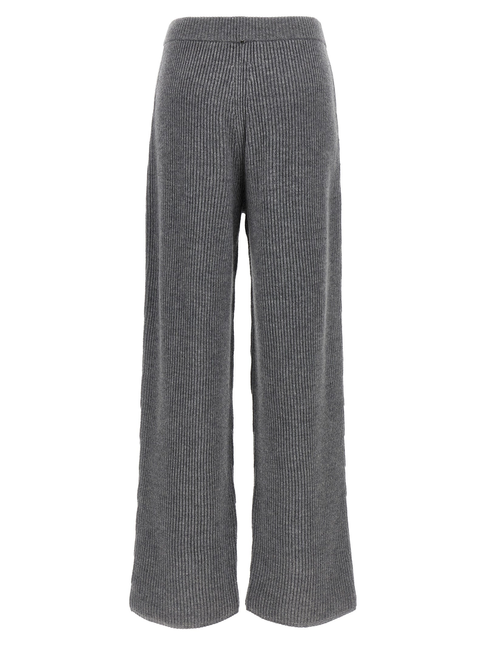 Sportmax Gray Wool Casual Women's Pants
