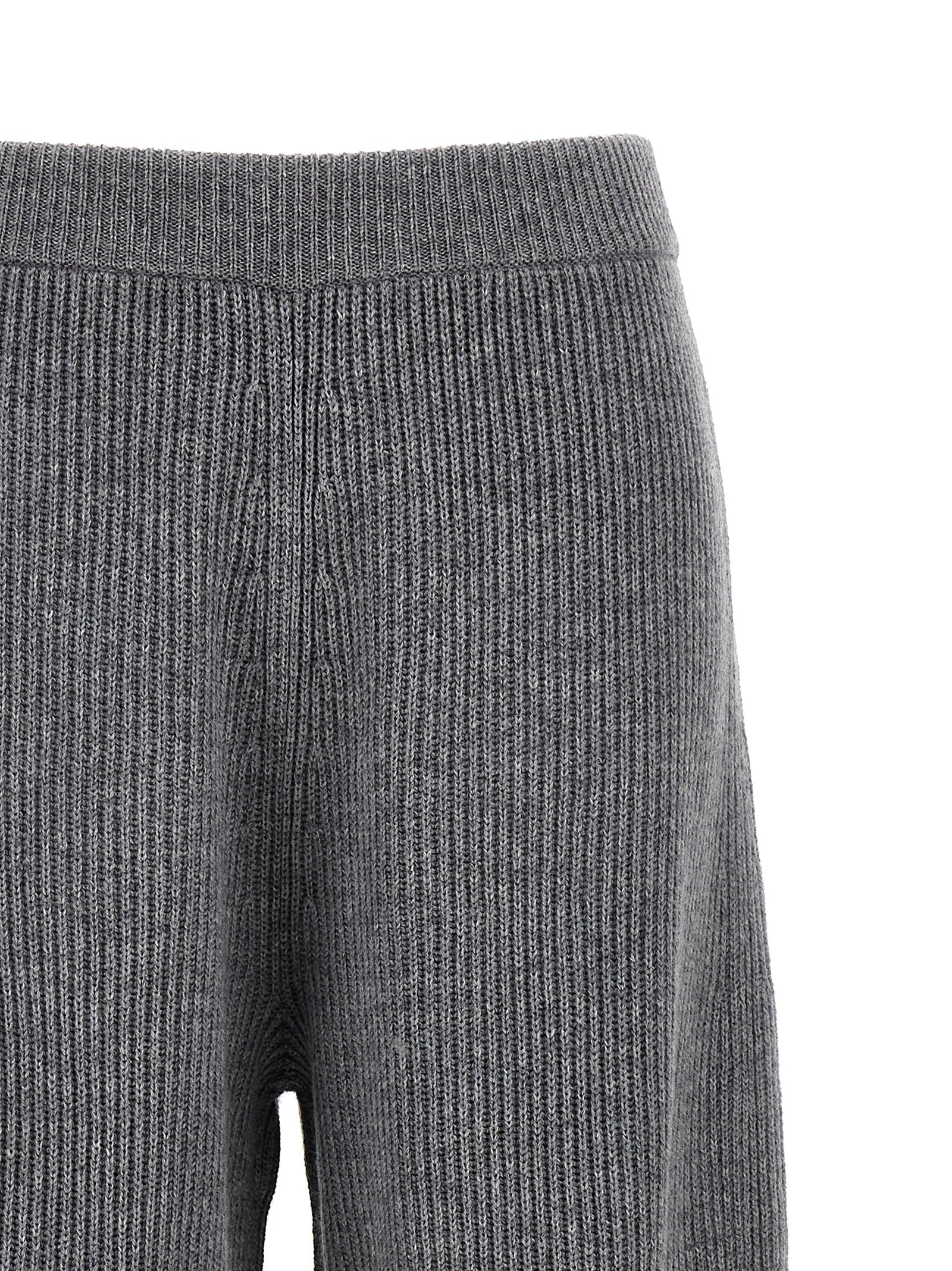 Sportmax Gray Wool Casual Women's Pants